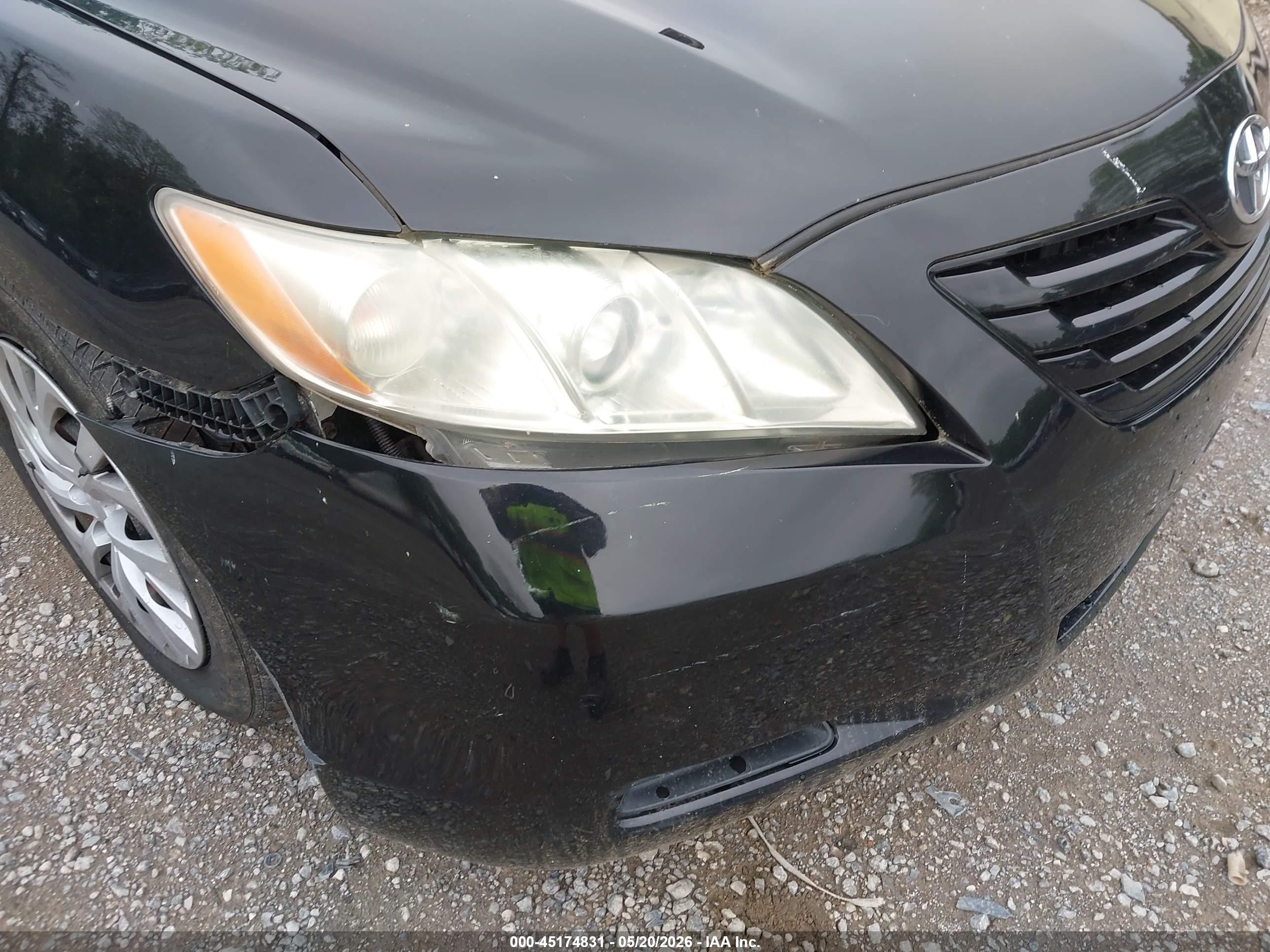 2007 Toyota Camry Le Черный vin: 4T1BE46K87U668864