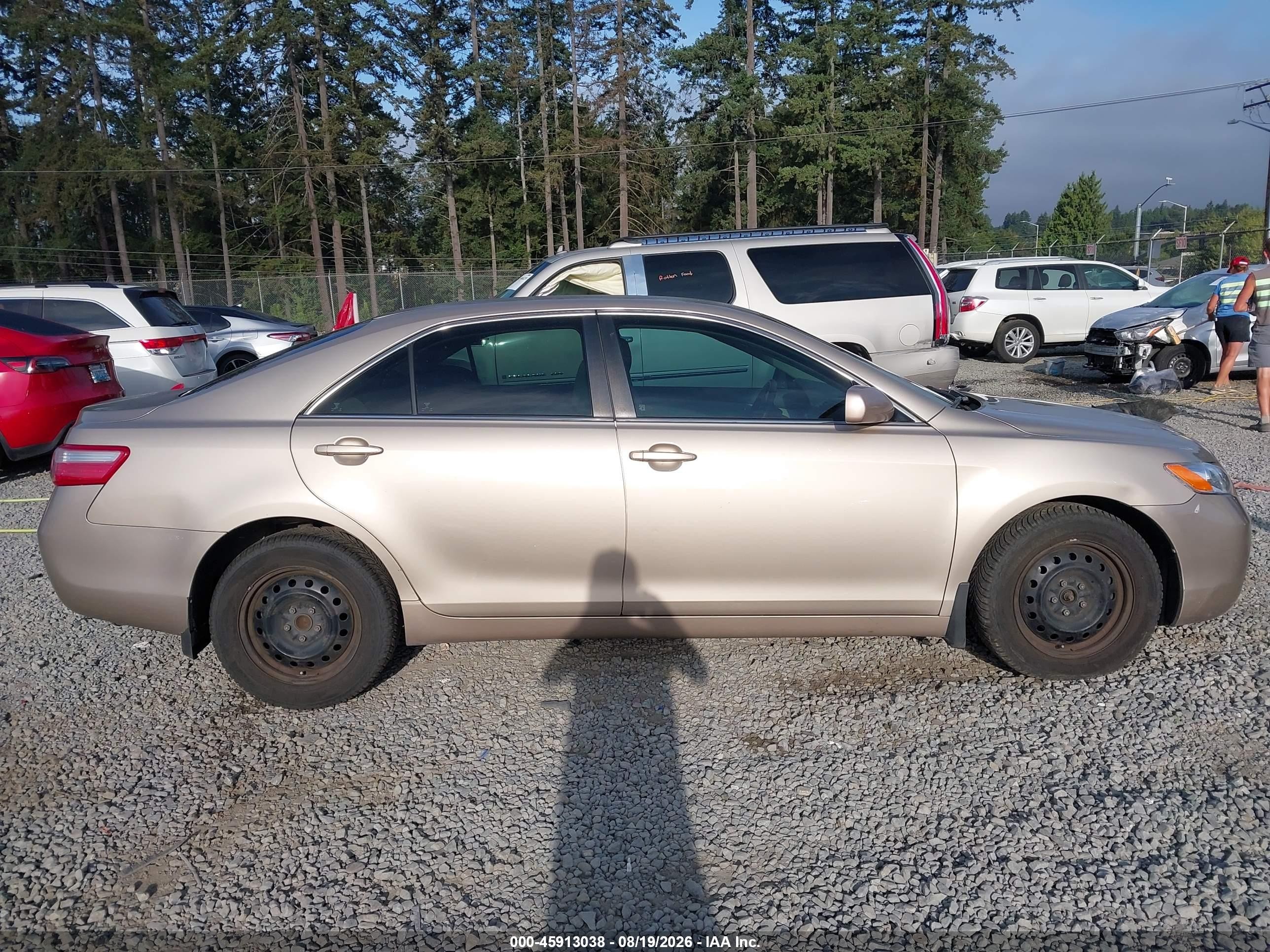 2007 Toyota Camry Le Бежевый vin: 4T1BE46K87U677824