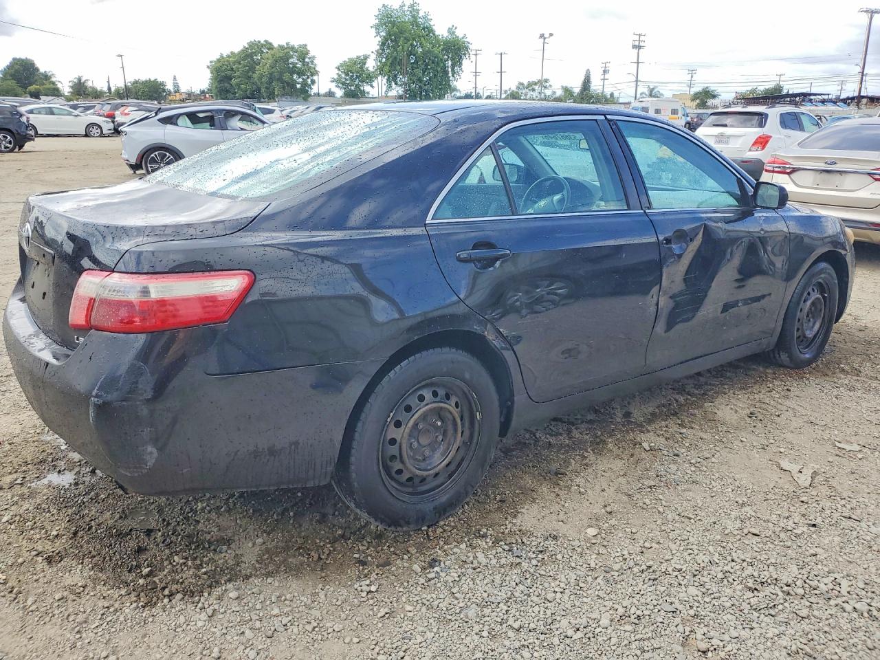 2007 Toyota Camry Le Black vin: 4T1BE46K87U687334