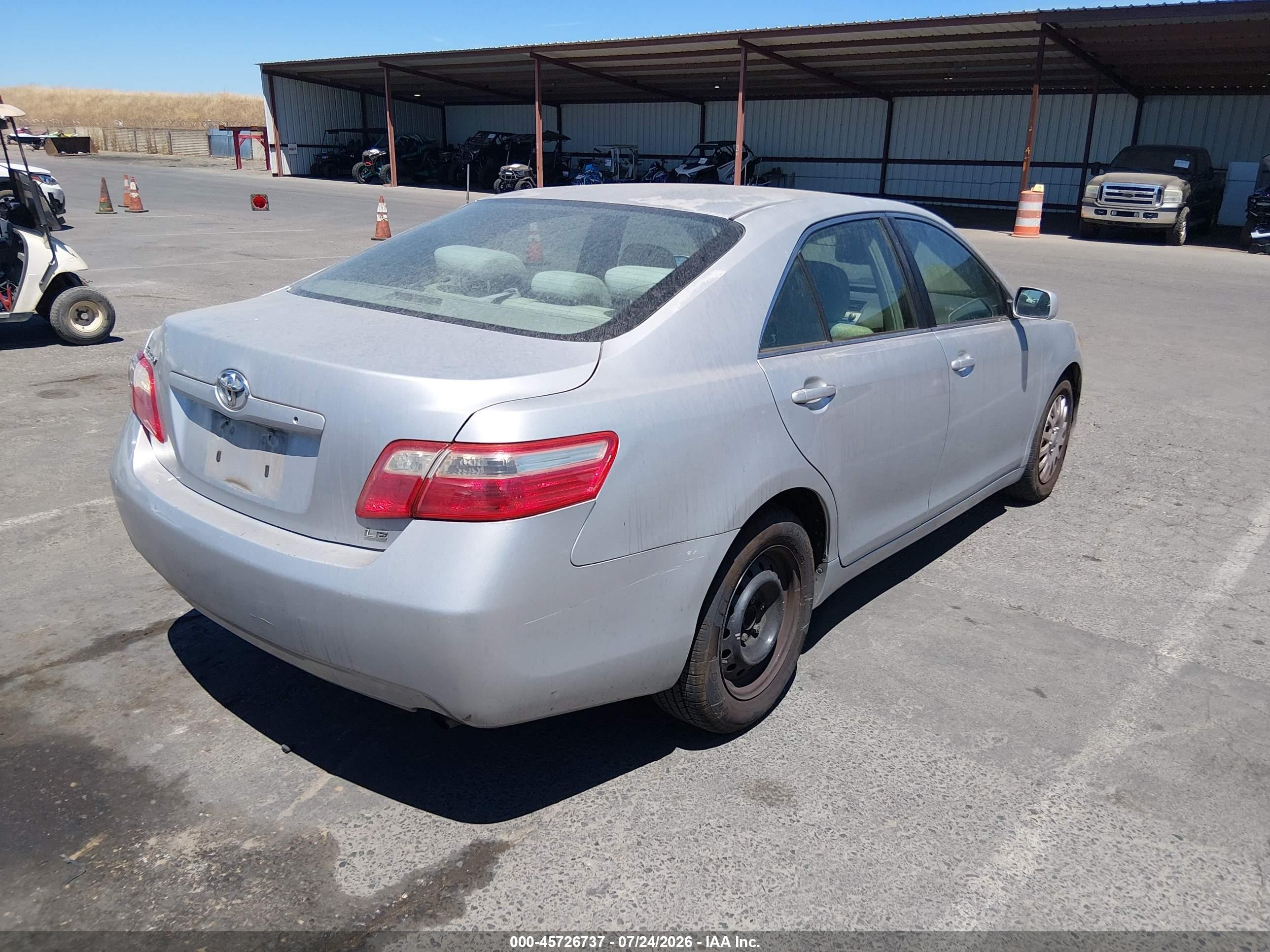 2007 Toyota Camry Le Серебряный vin: 4T1BE46K87U706061