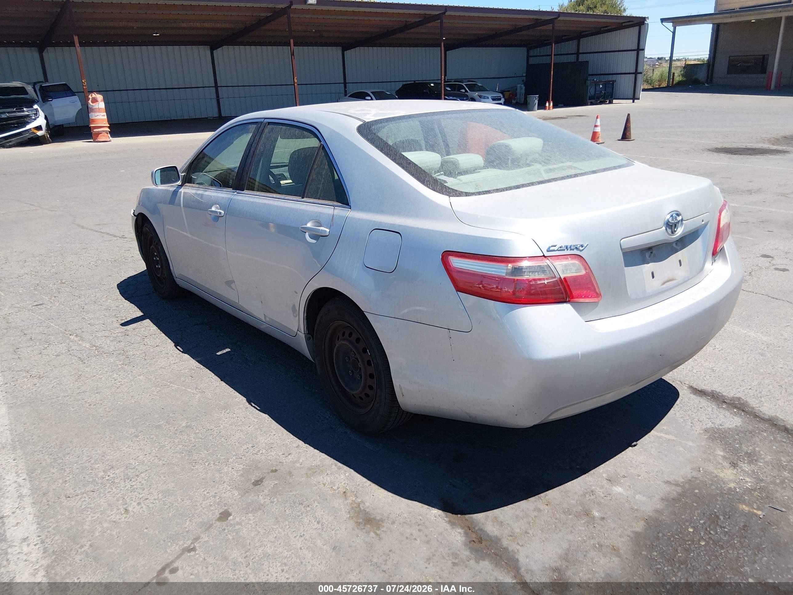 2007 Toyota Camry Le Серебряный vin: 4T1BE46K87U706061