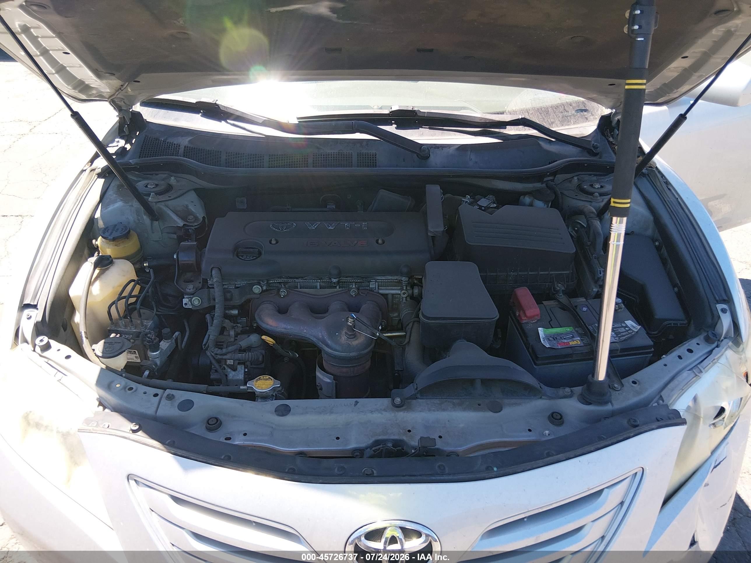 2007 Toyota Camry Le Серебряный vin: 4T1BE46K87U706061