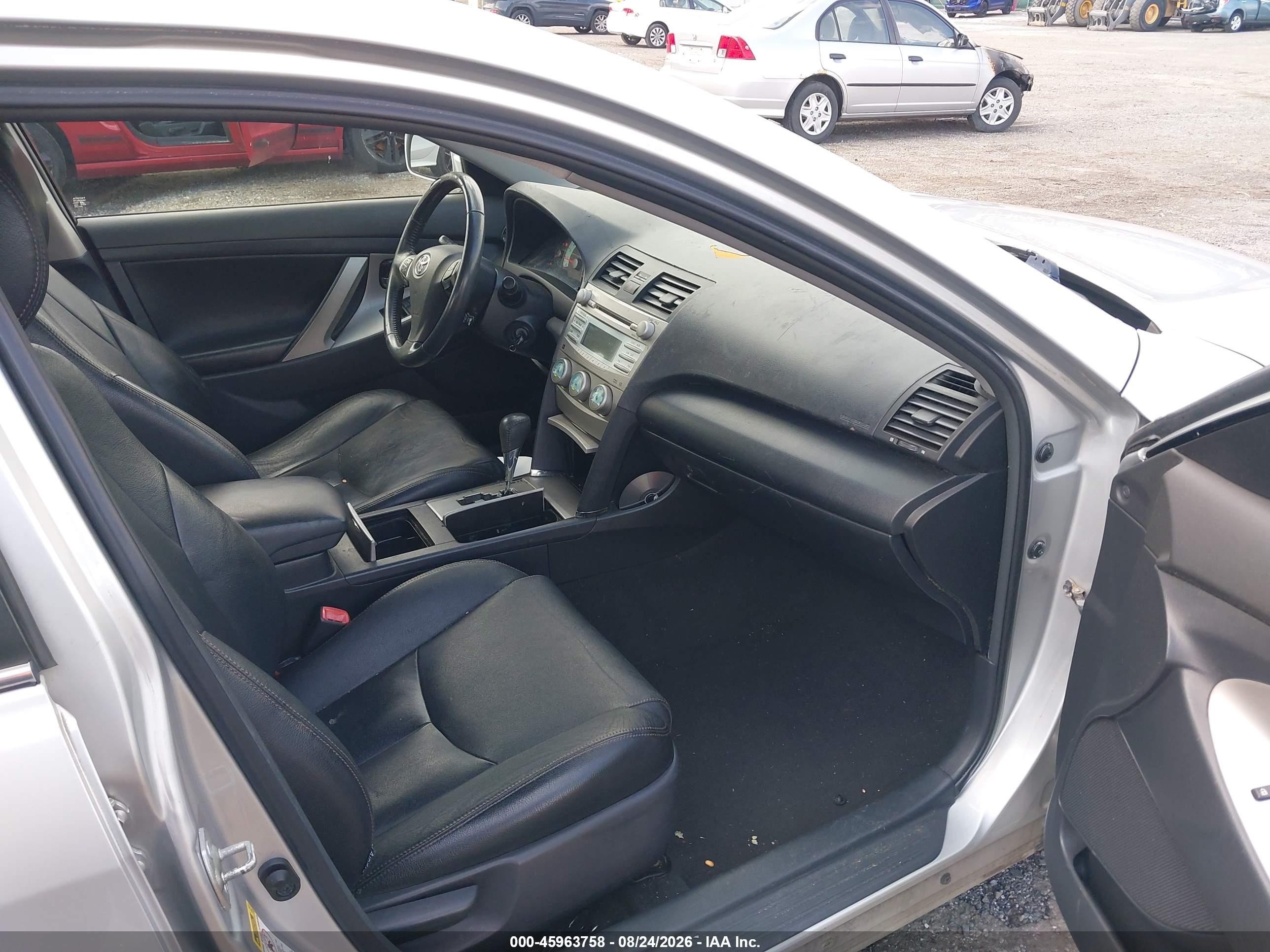 2007 Toyota Camry Se Silver vin: 4T1BE46K87U729985