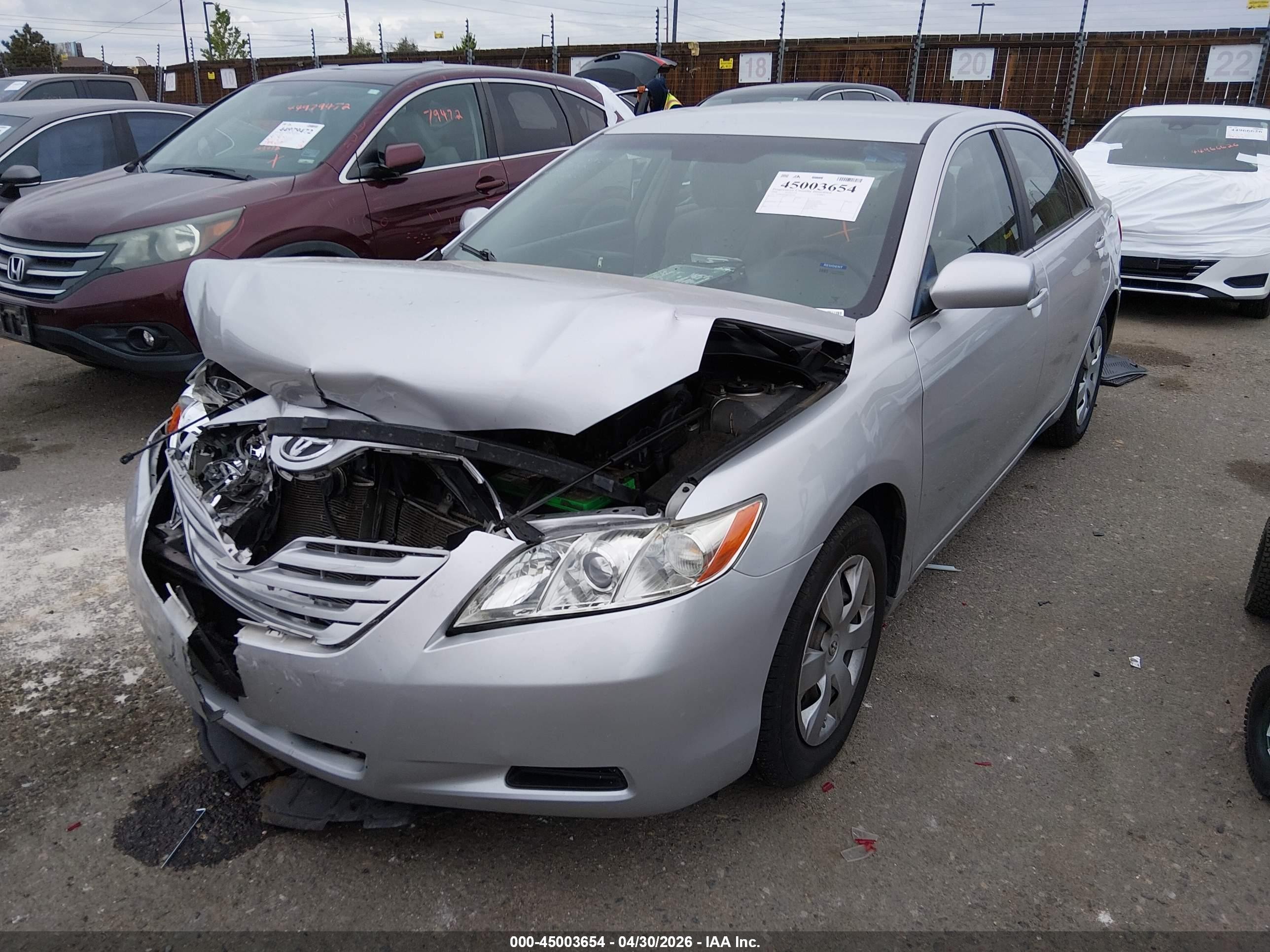 2008 Toyota Camry Le/se/xle Silver vin: 4T1BE46K88U200344