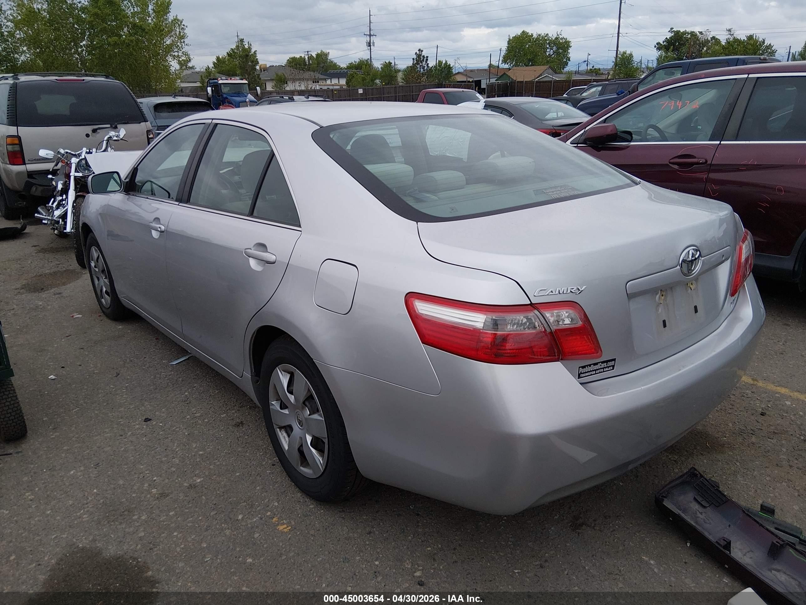 2008 Toyota Camry Le/se/xle Silver vin: 4T1BE46K88U200344