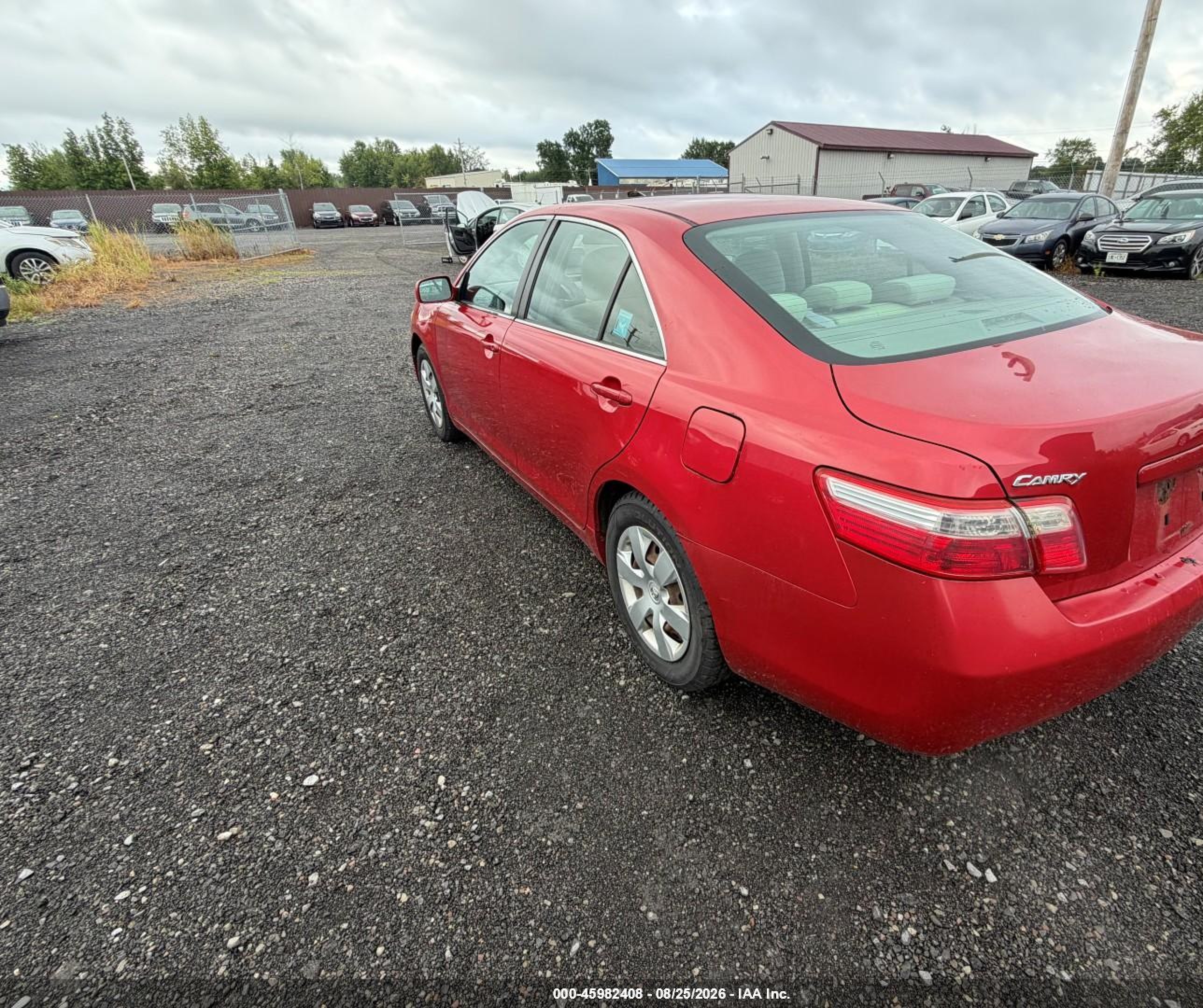 2008 Toyota Camry Le Red vin: 4T1BE46K88U206483