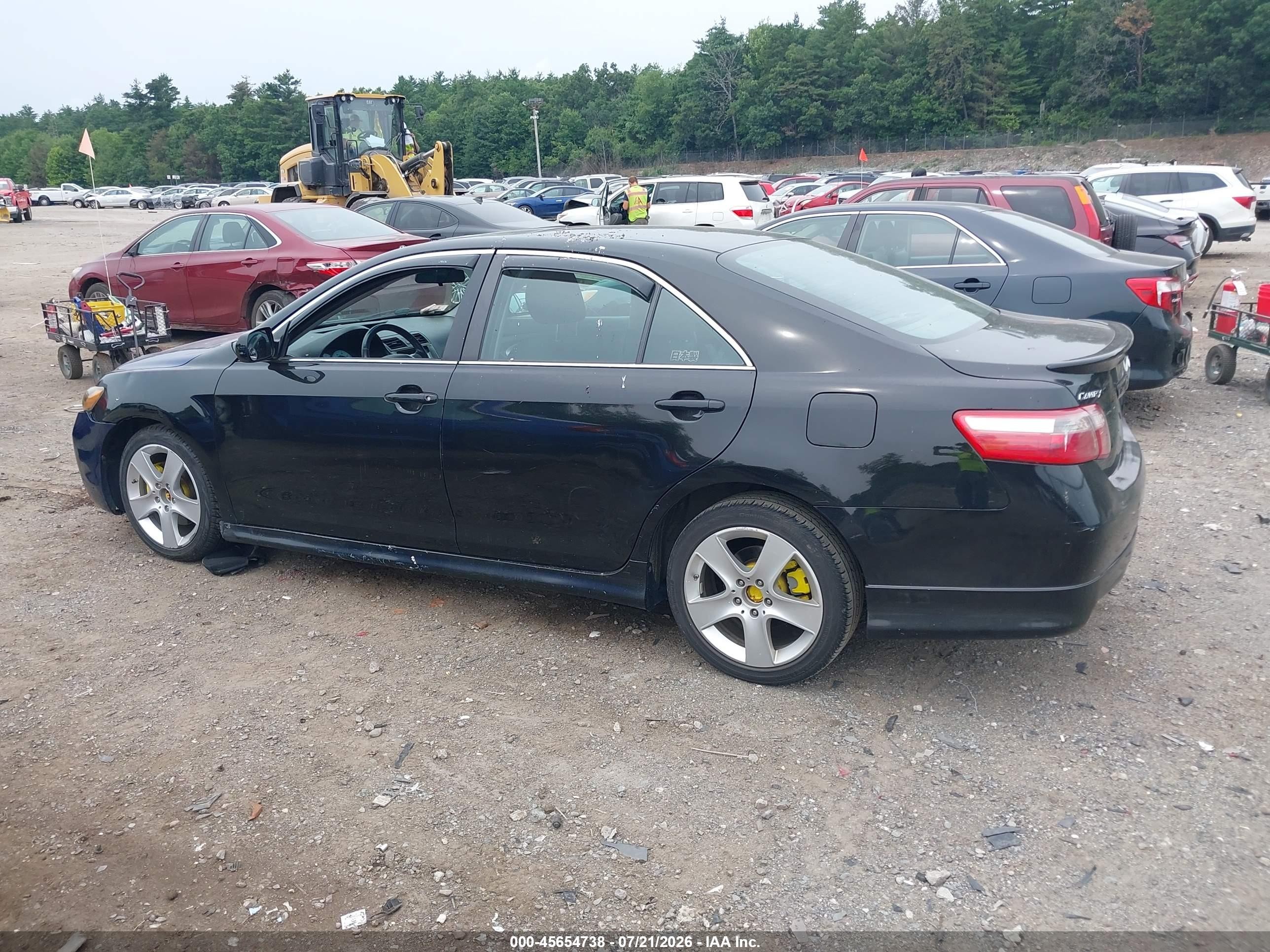 2008 Toyota Camry Se Black vin: 4T1BE46K88U220030