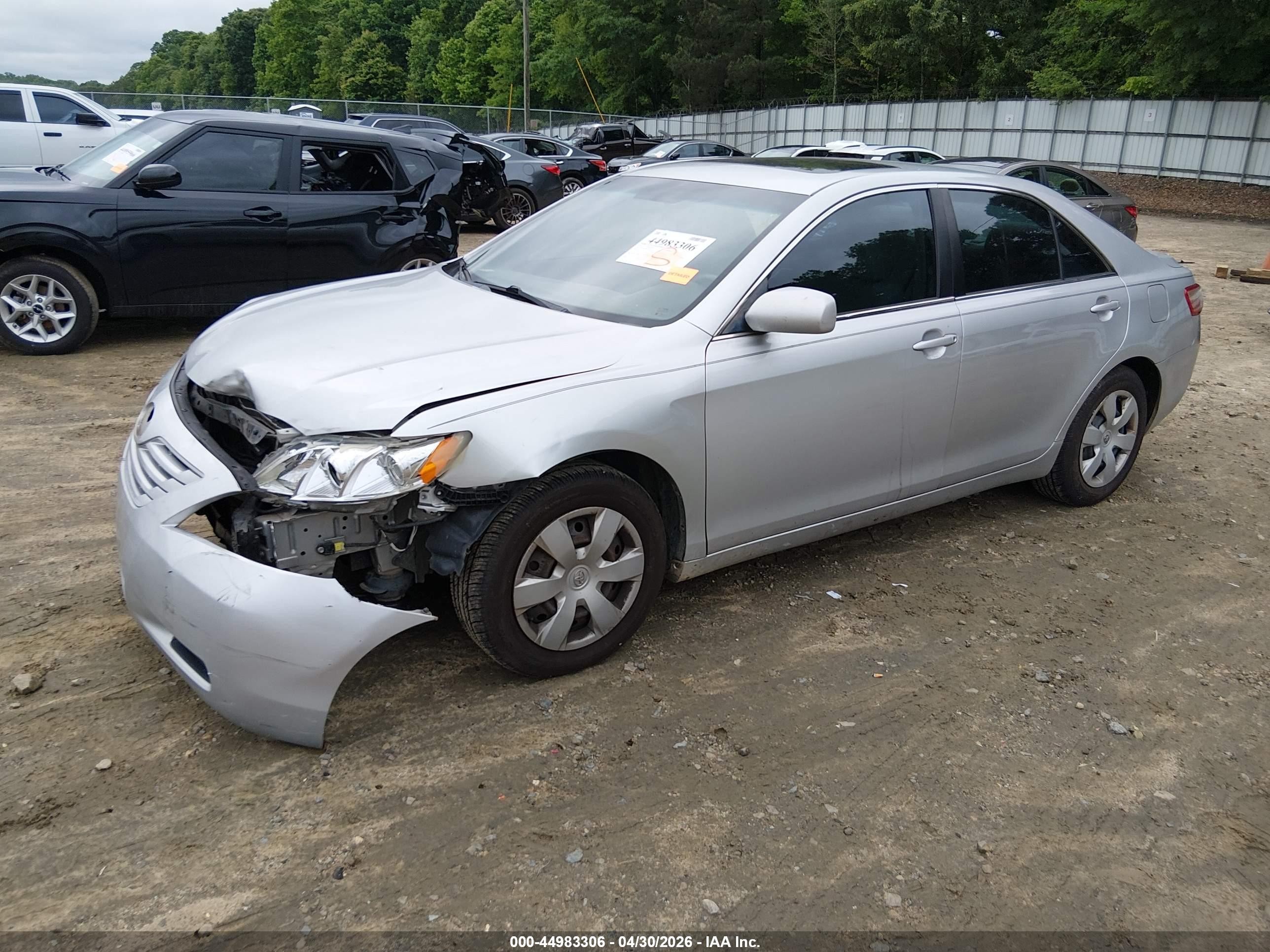 2008 Toyota Camry Le Silver vin: 4T1BE46K88U220156