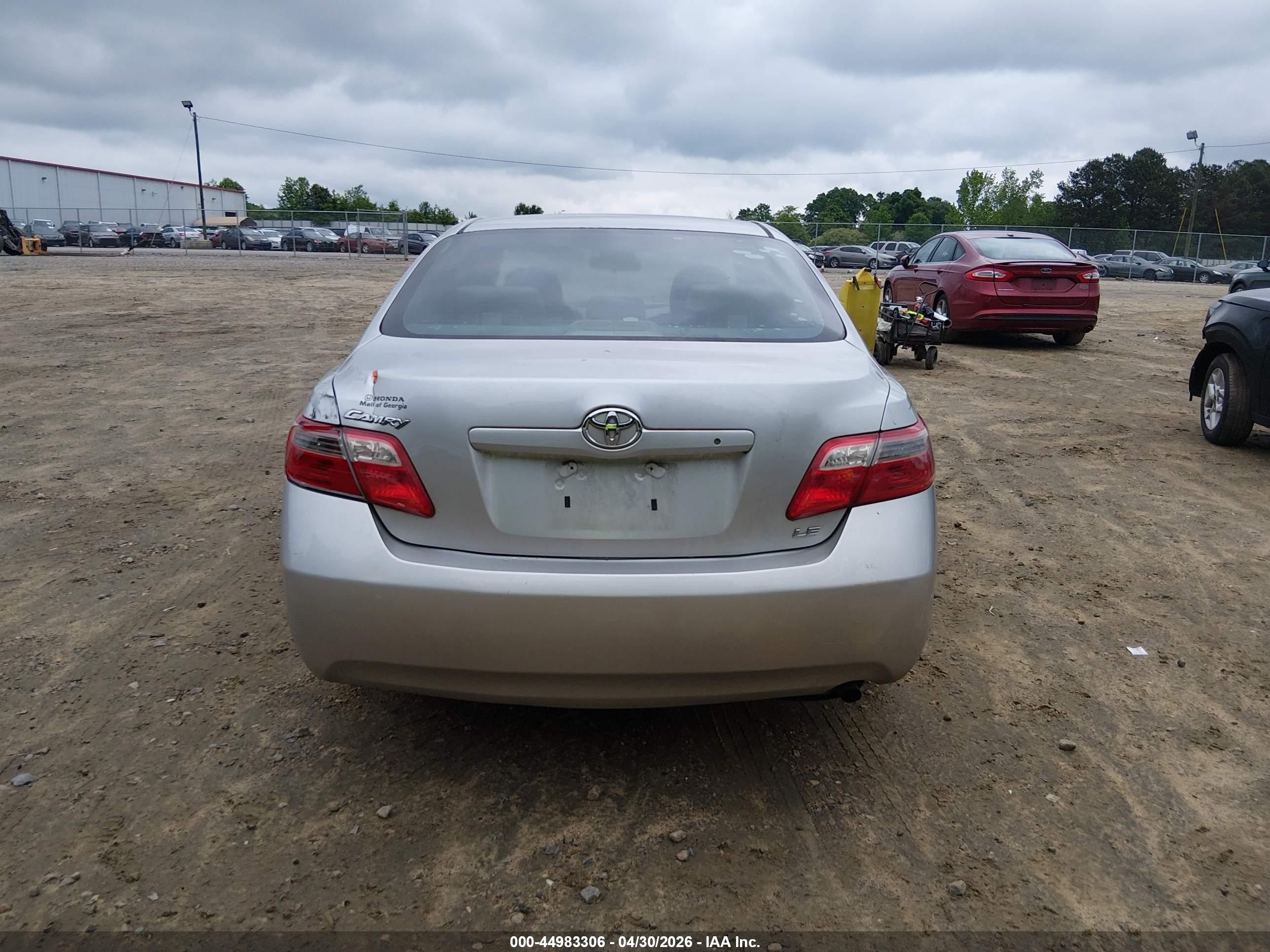 2008 Toyota Camry Le Silver vin: 4T1BE46K88U220156