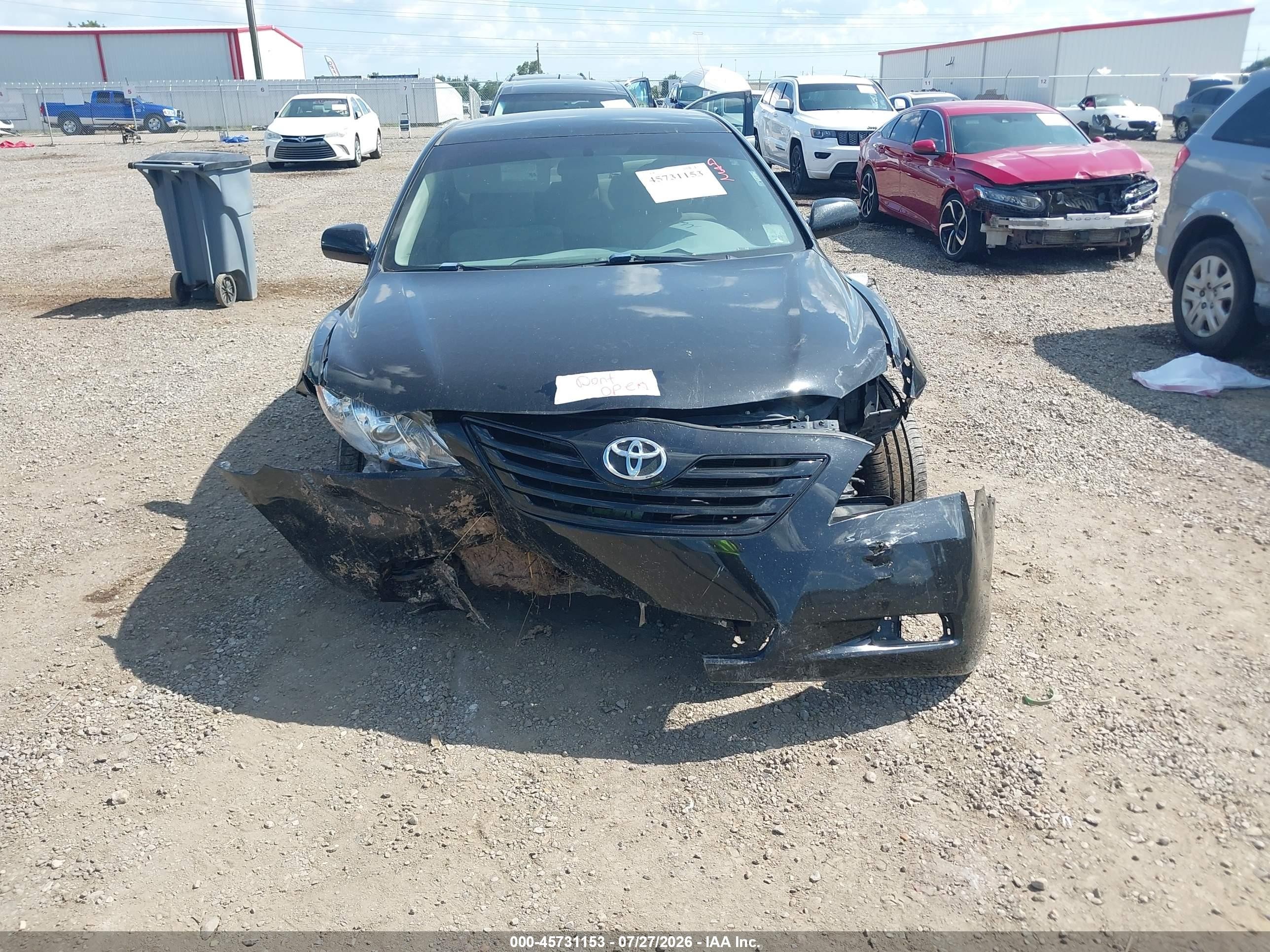 2008 Toyota Camry   Black vin: 4T1BE46K88U233134