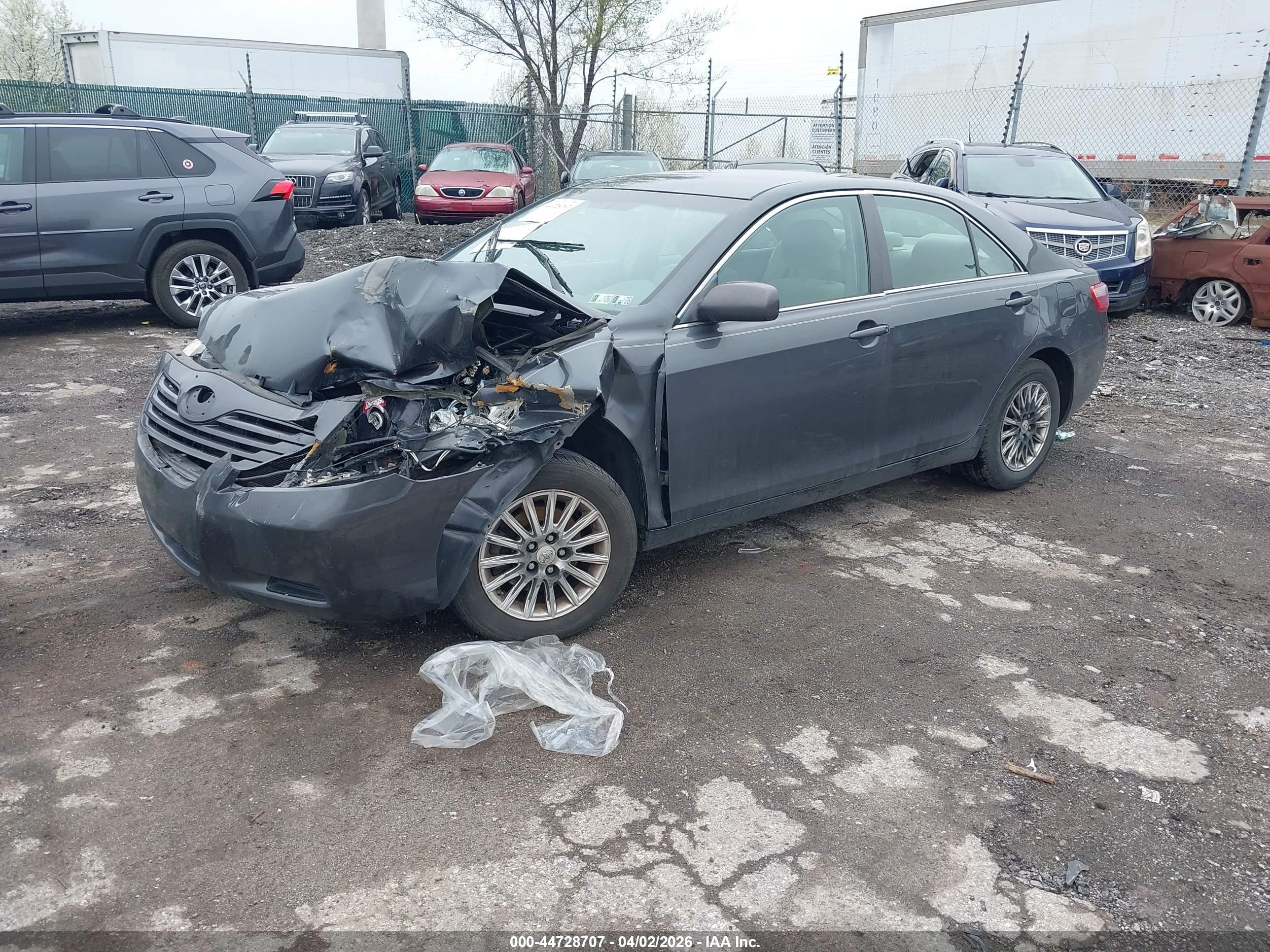 2008 Toyota Camry Le Gray vin: 4T1BE46K88U235305