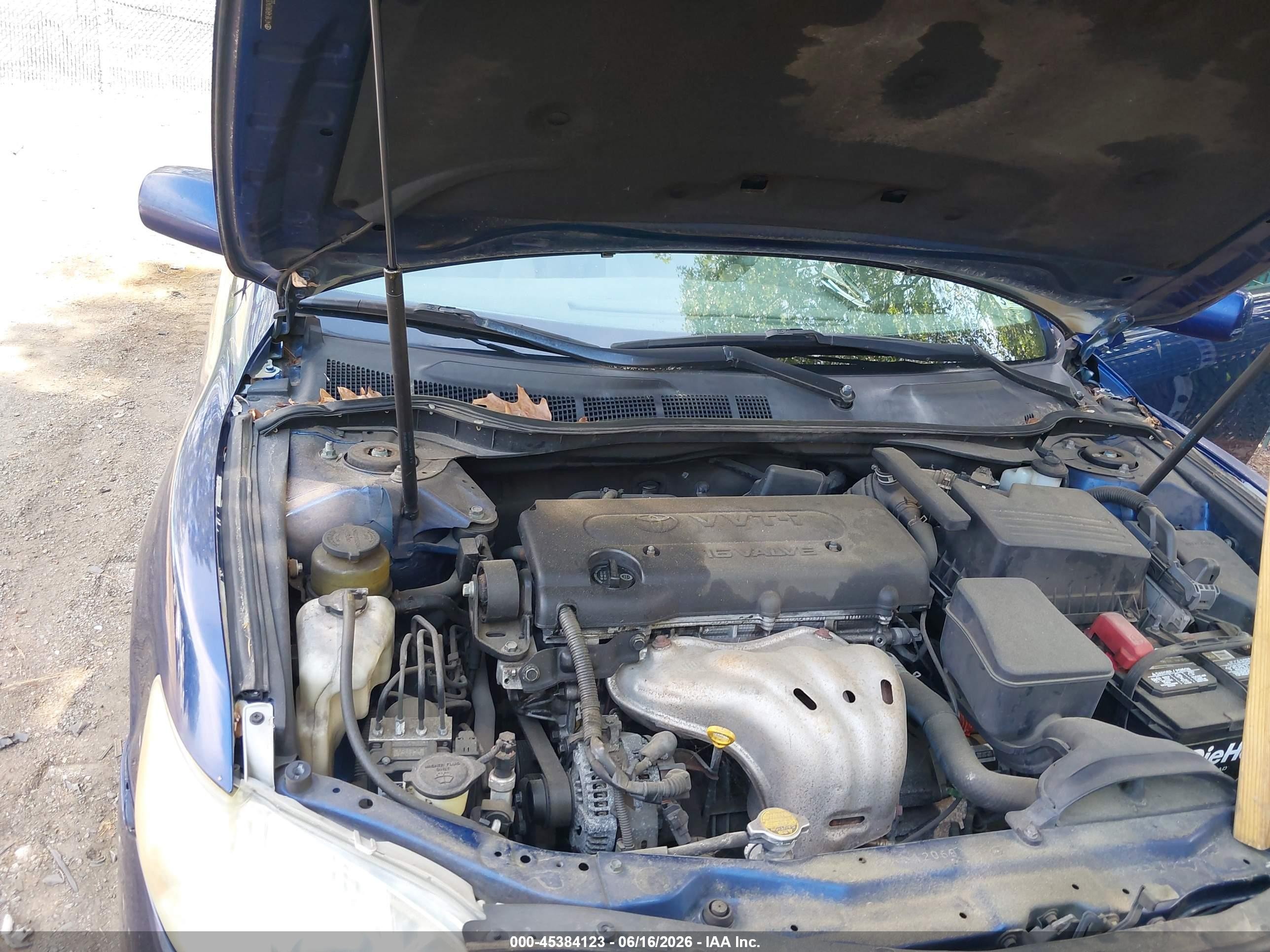2008 Toyota Camry Le Blue vin: 4T1BE46K88U243517