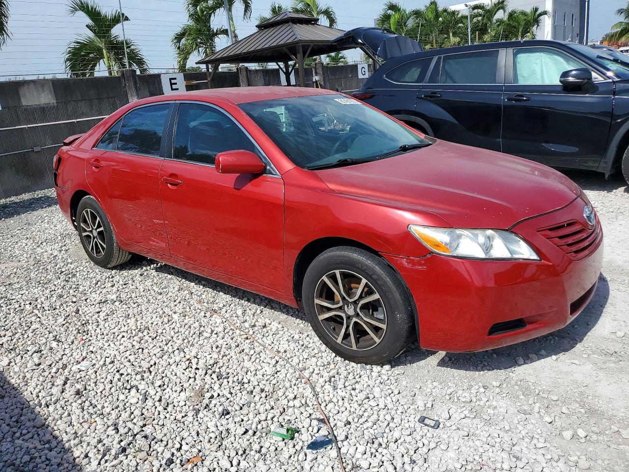 2008 Toyota Camry Le Red vin: 4T1BE46K88U246613