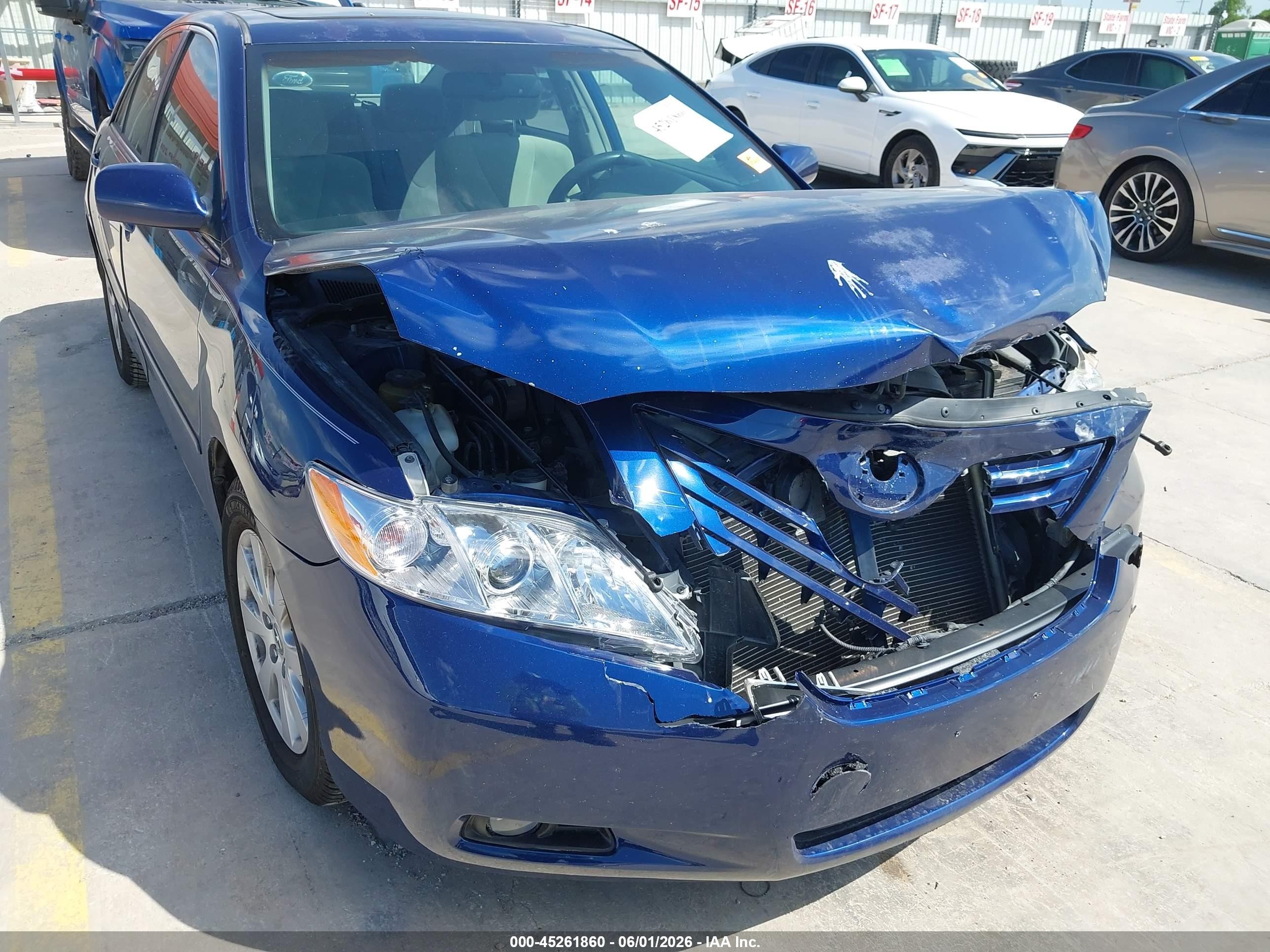 2008 Toyota Camry Xle Blue vin: 4T1BE46K88U246708