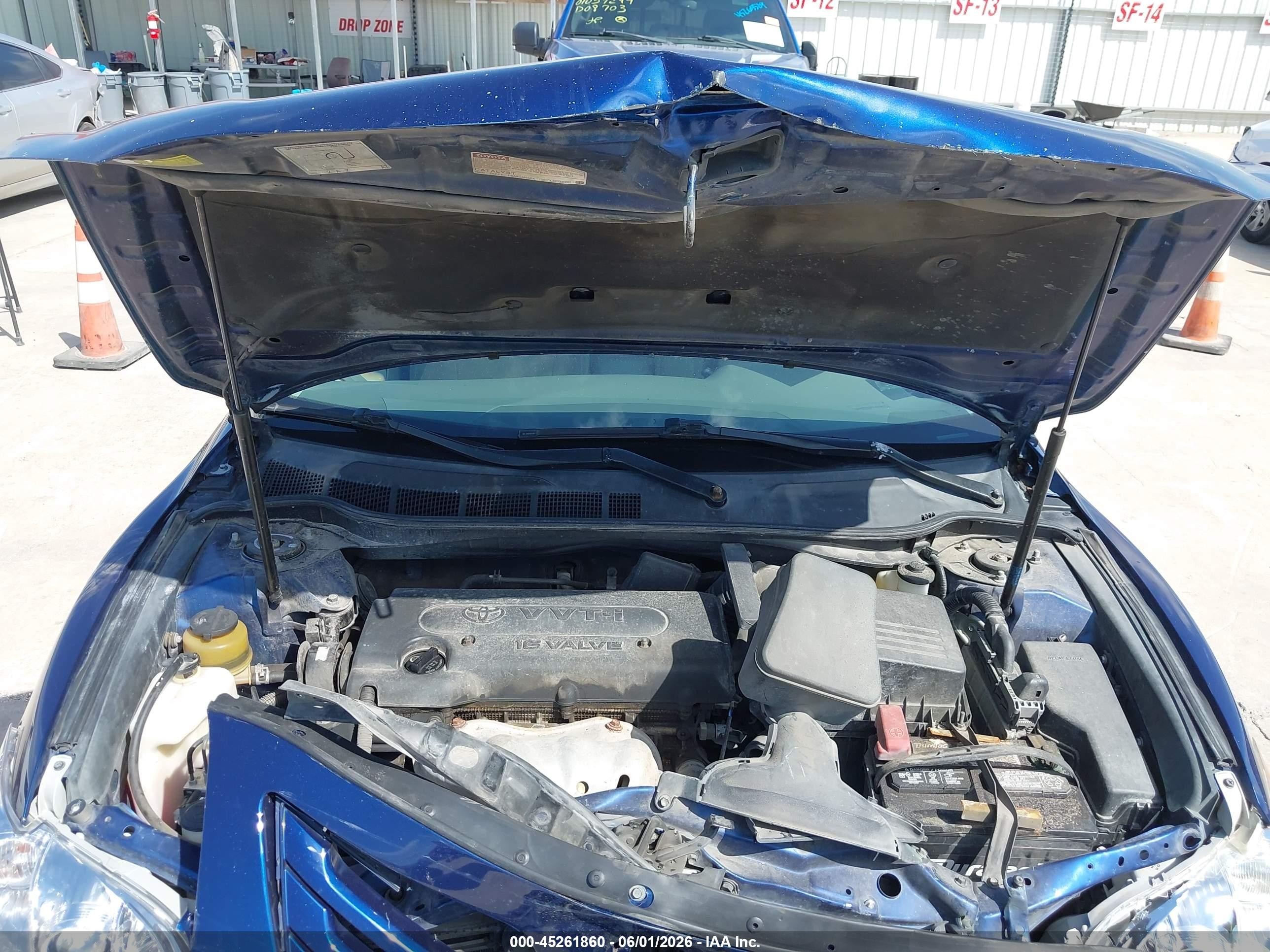 2008 Toyota Camry Xle Blue vin: 4T1BE46K88U246708