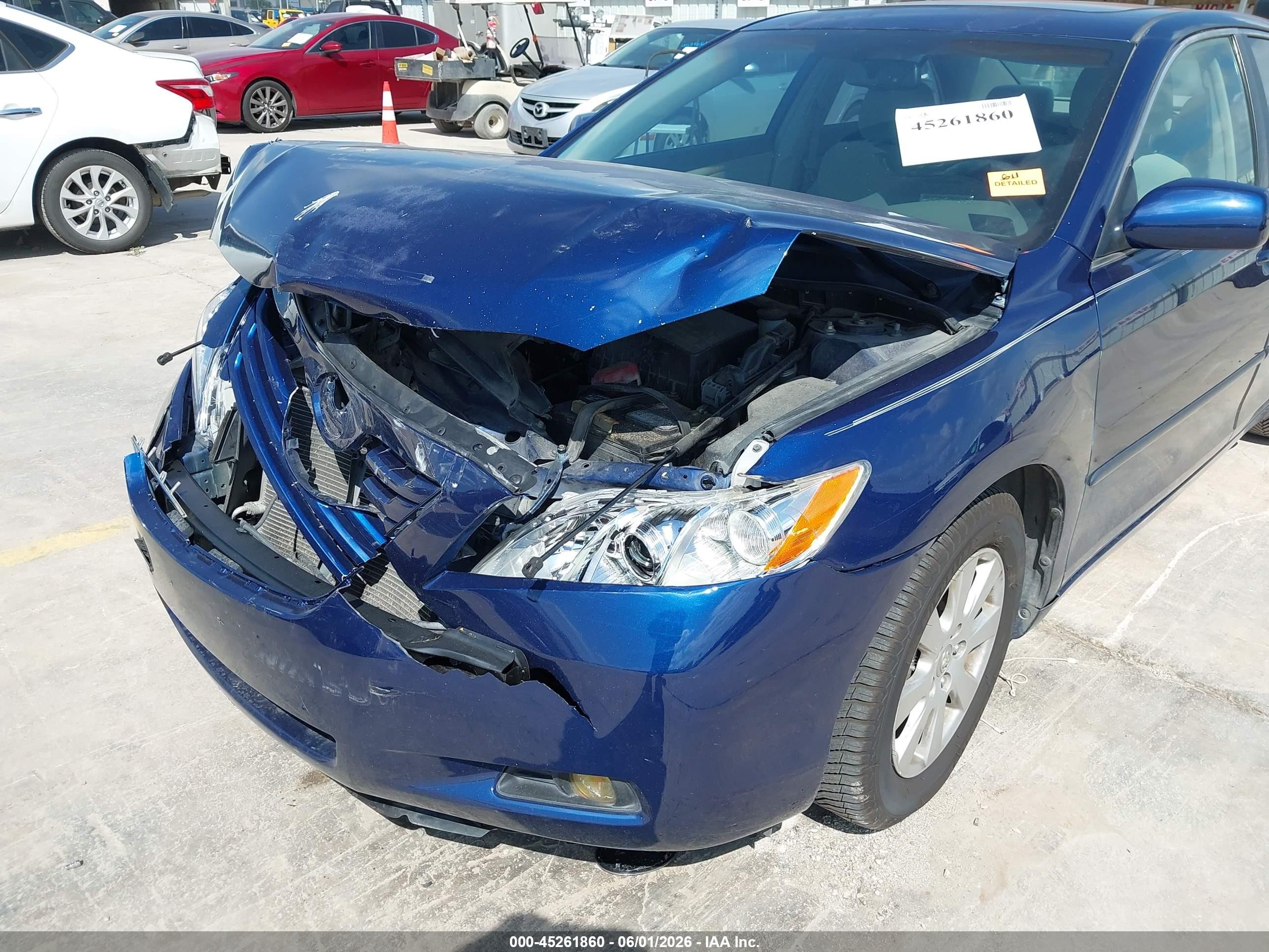 2008 Toyota Camry Xle Blue vin: 4T1BE46K88U246708