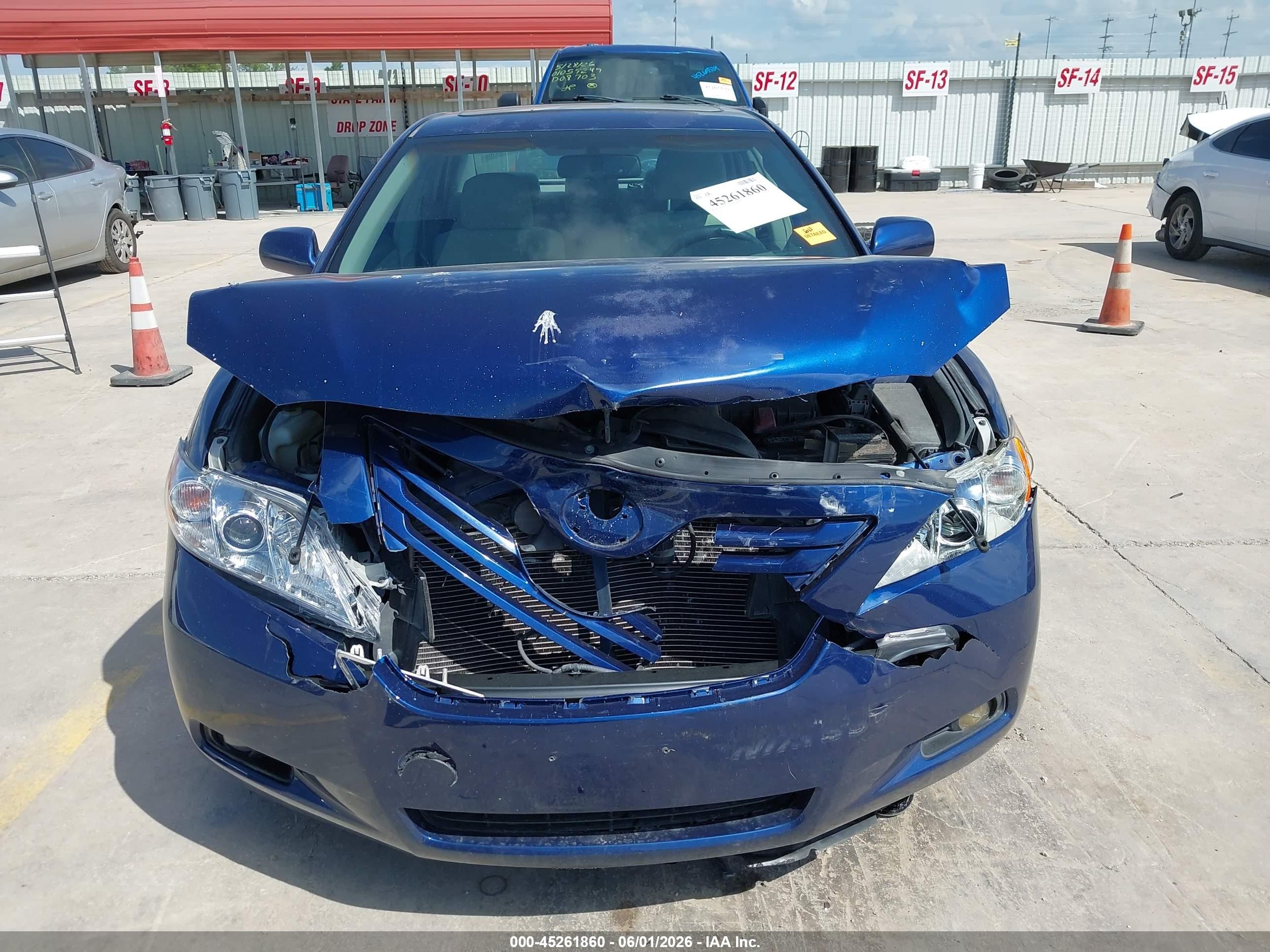 2008 Toyota Camry Xle Blue vin: 4T1BE46K88U246708