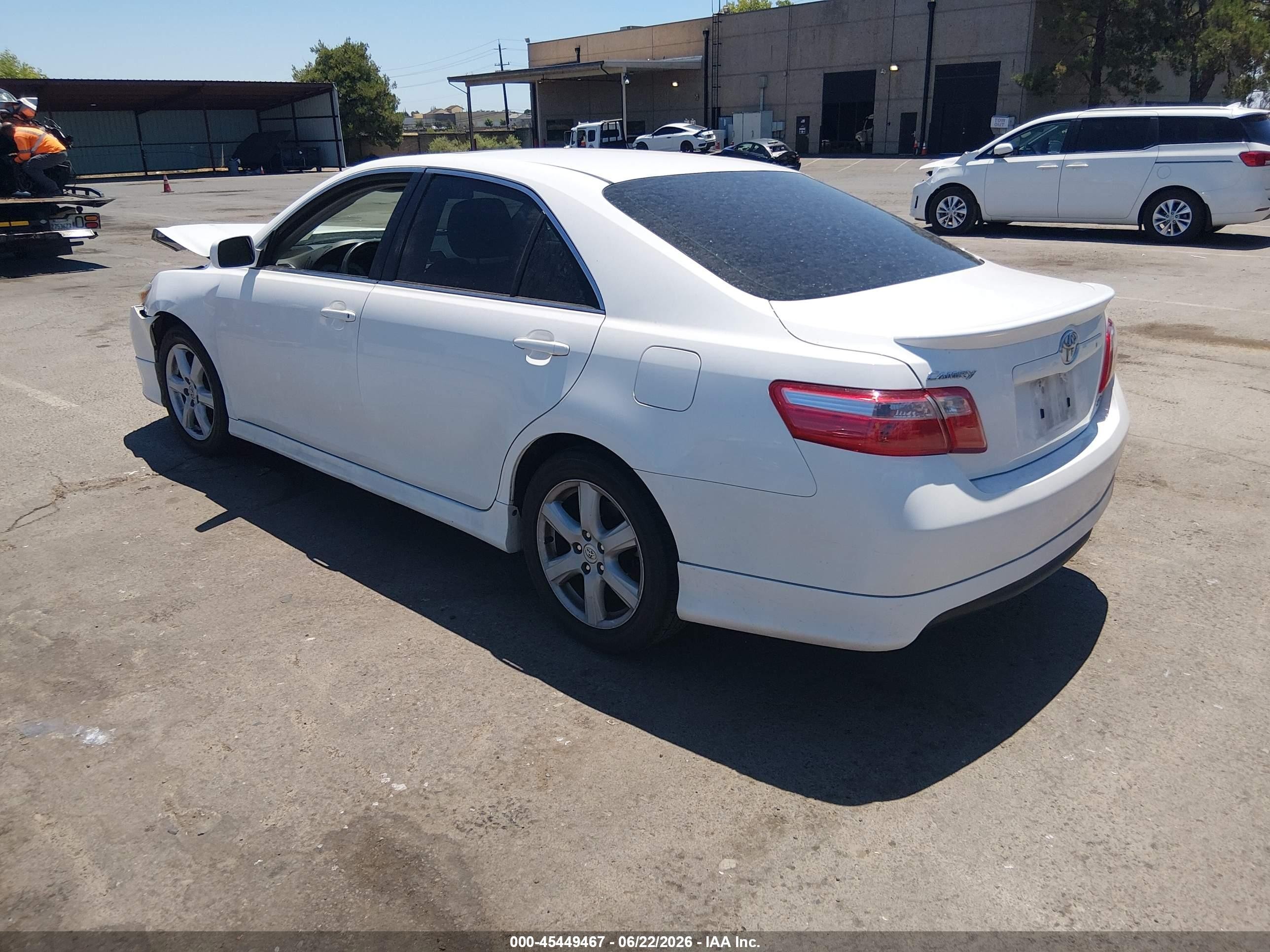 2008 Toyota Camry Se White vin: 4T1BE46K88U754130
