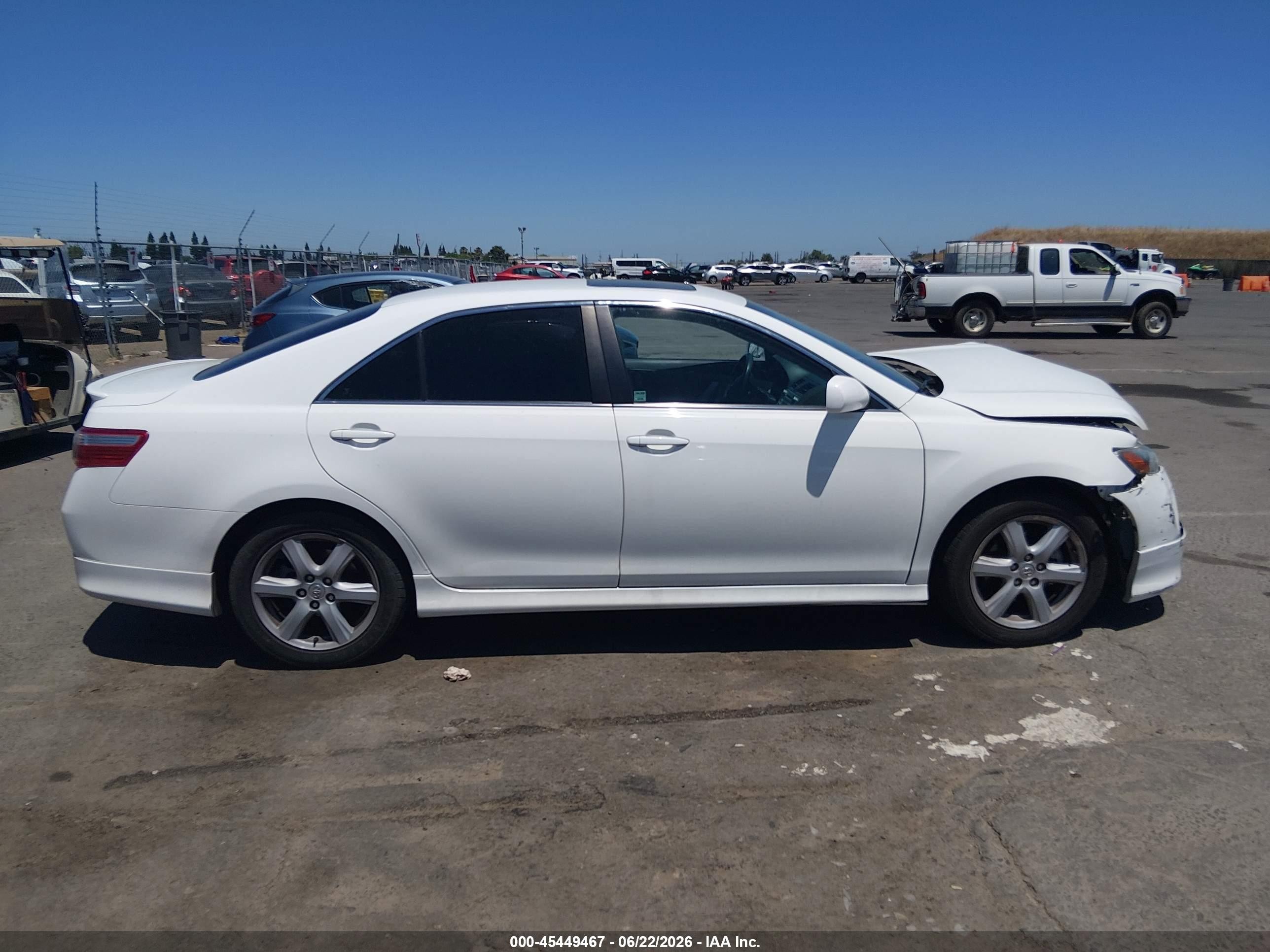 2008 Toyota Camry Se White vin: 4T1BE46K88U754130
