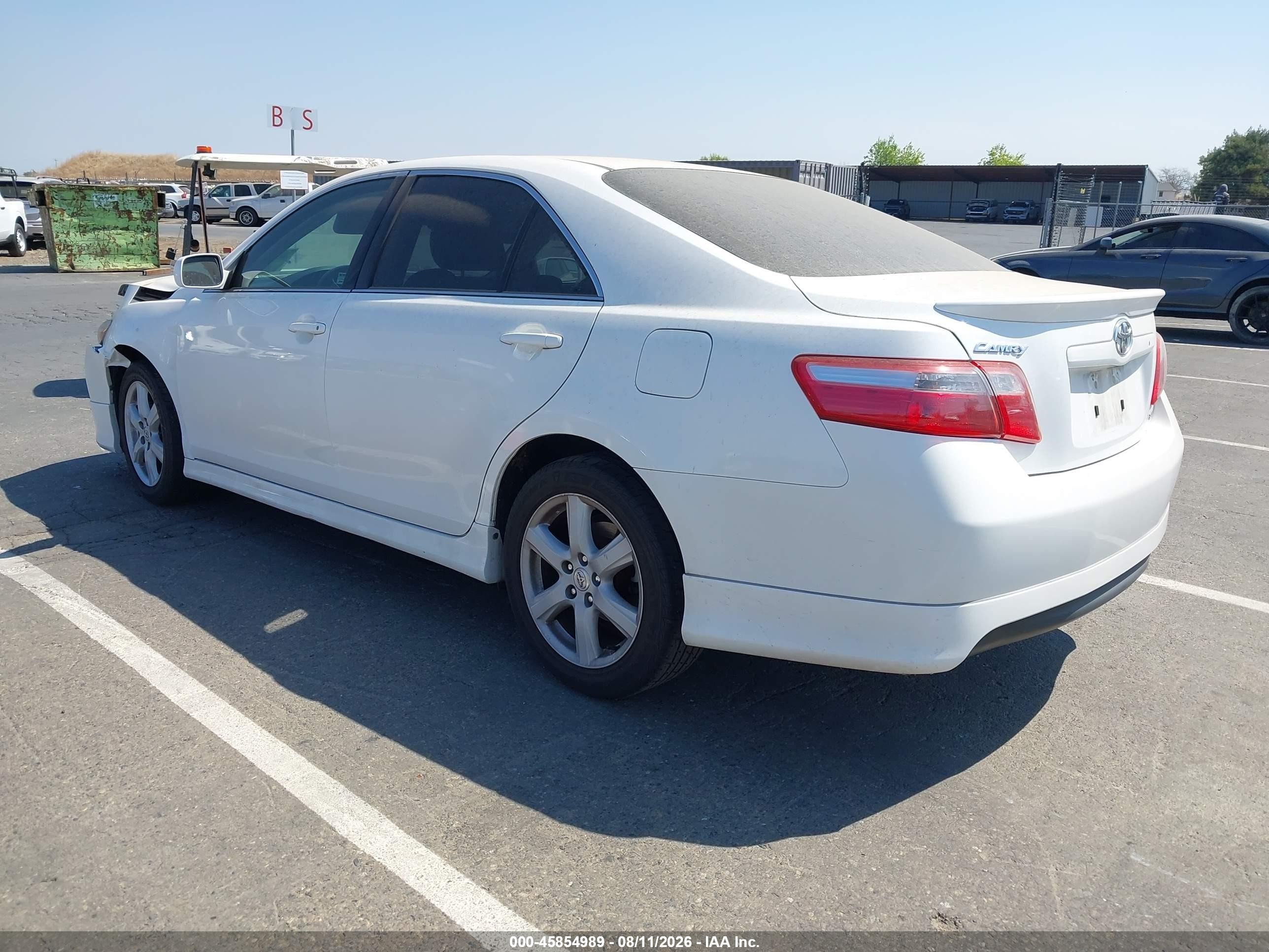 2008 Toyota Camry Se White vin: 4T1BE46K88U754130
