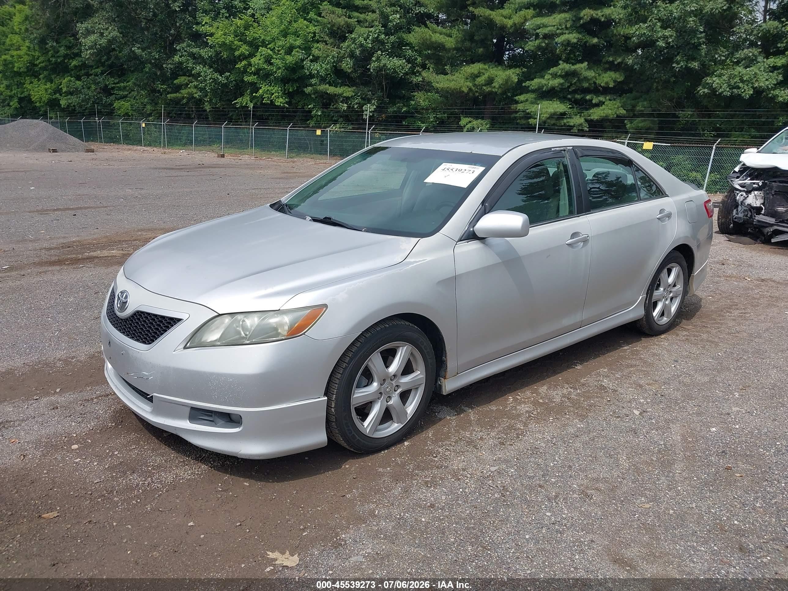 2008 Toyota Camry Ce/le/xle/se Silver vin: 4T1BE46K88U770408