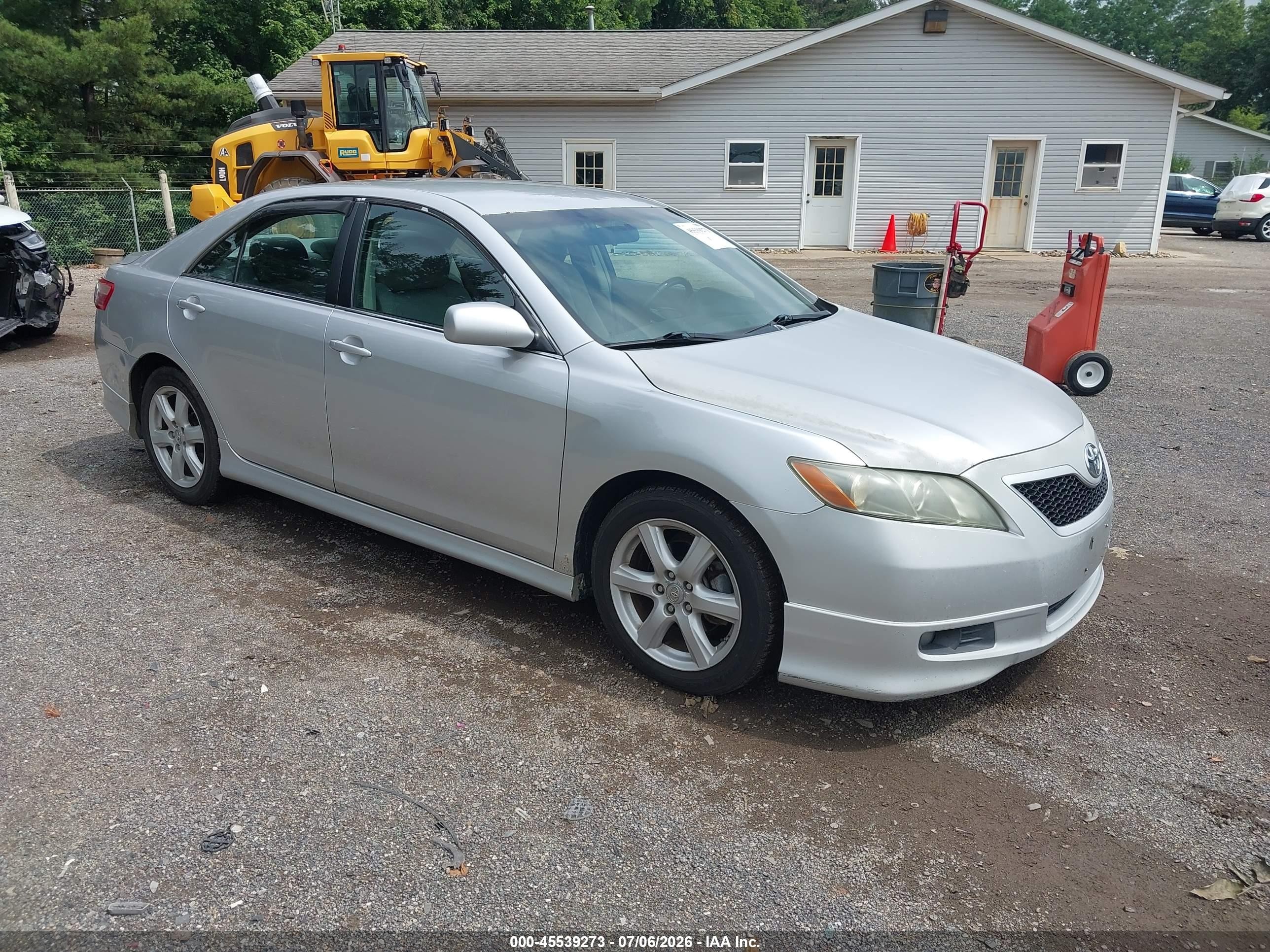 2008 Toyota Camry Ce/le/xle/se Silver vin: 4T1BE46K88U770408