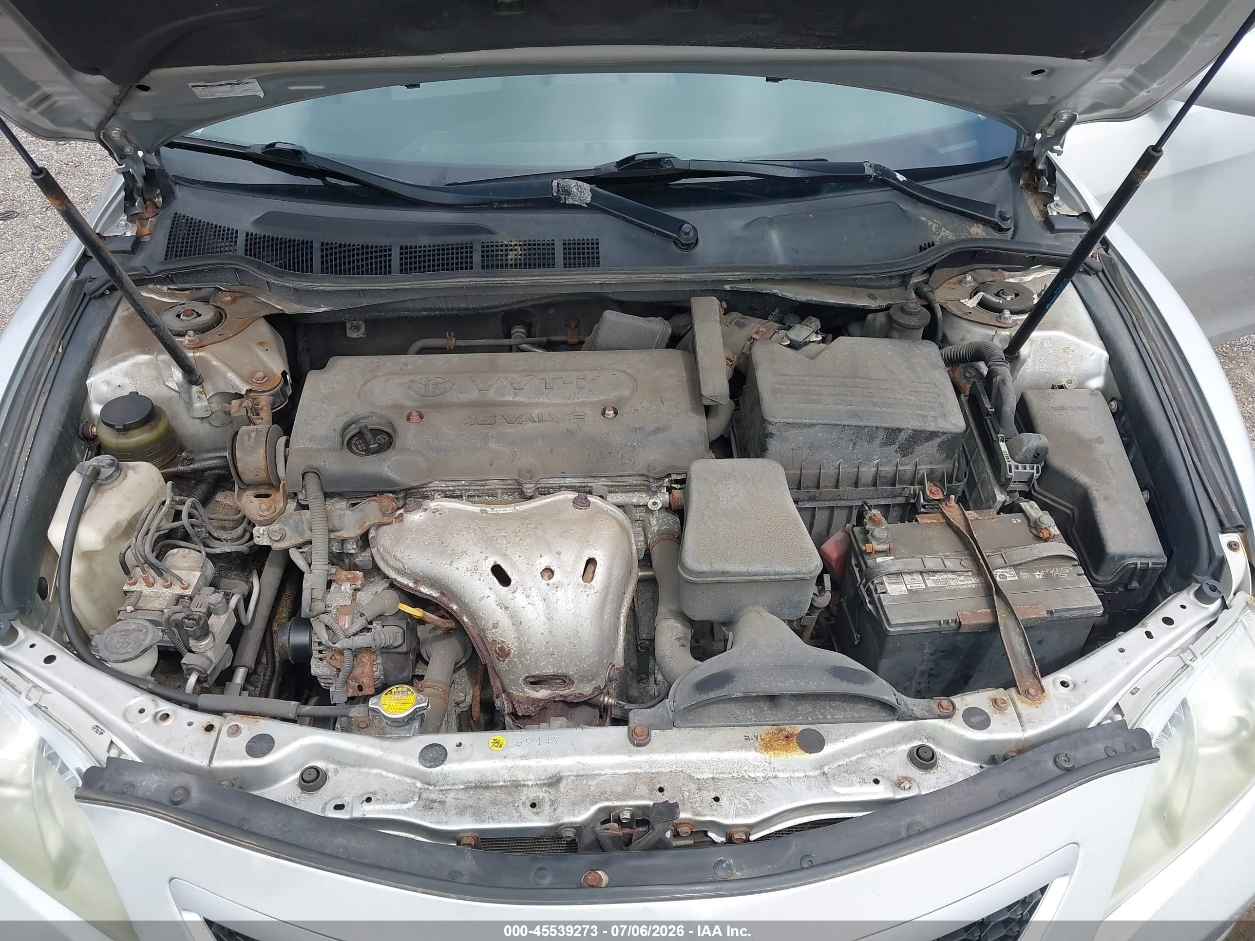 2008 Toyota Camry Ce/le/xle/se Silver vin: 4T1BE46K88U770408