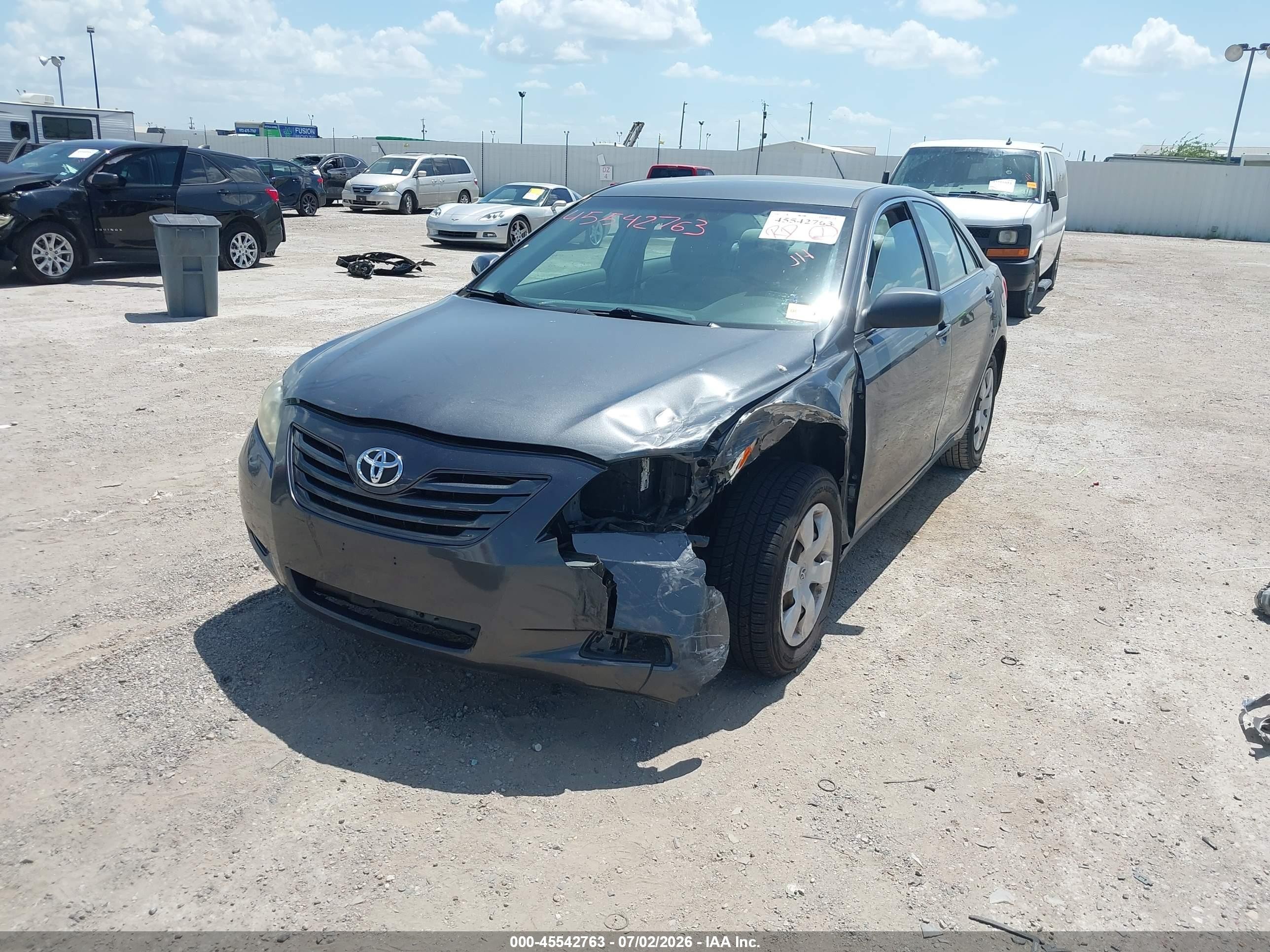 2008 Toyota Camry Le Gray vin: 4T1BE46K88U771655