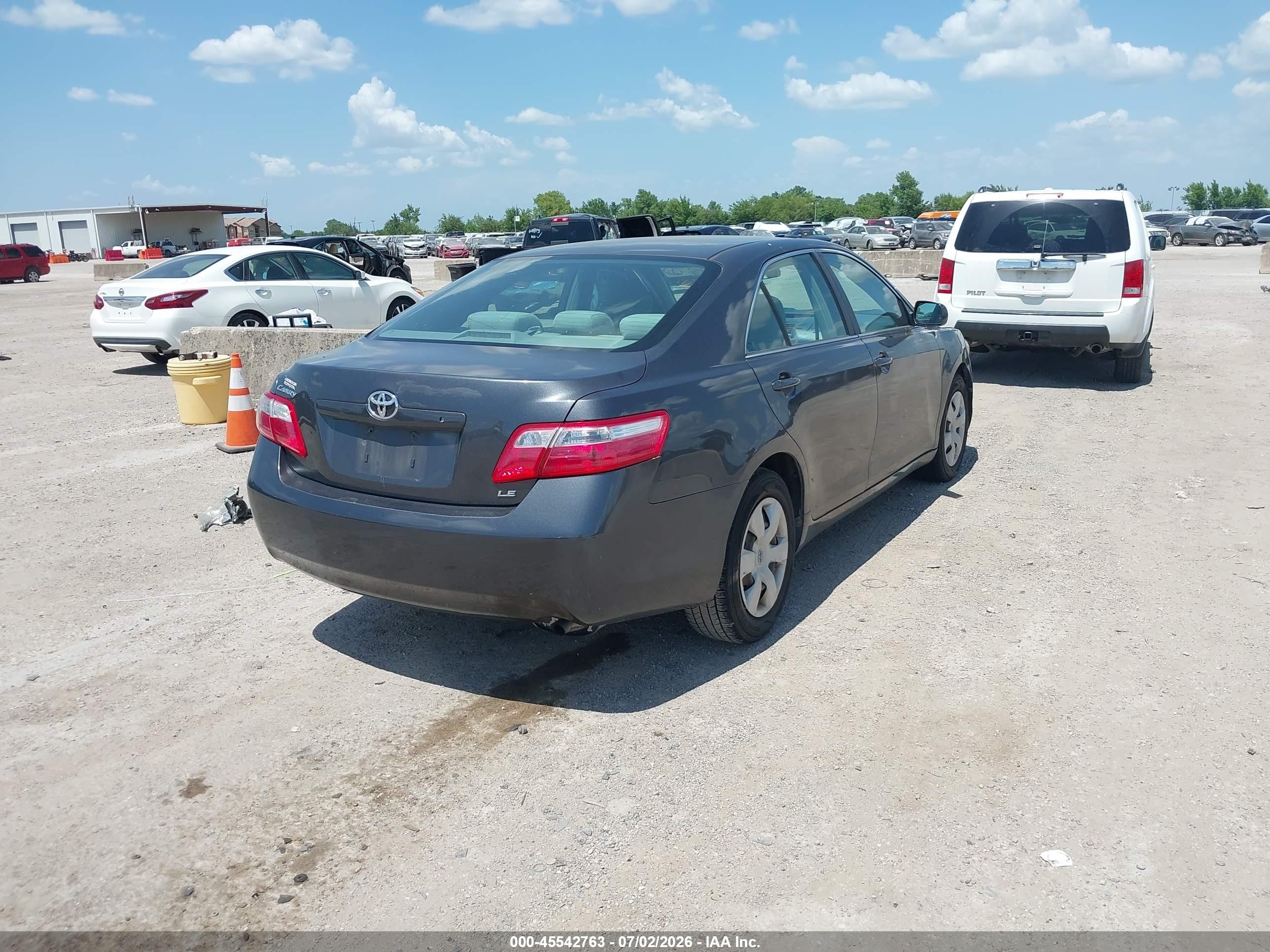 2008 Toyota Camry Le Gray vin: 4T1BE46K88U771655