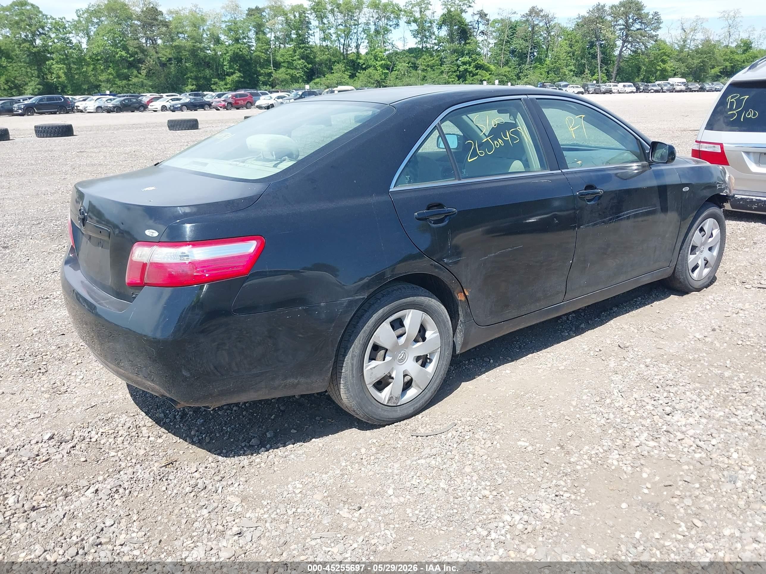2009 Toyota Camry Le Black vin: 4T1BE46K89U272095