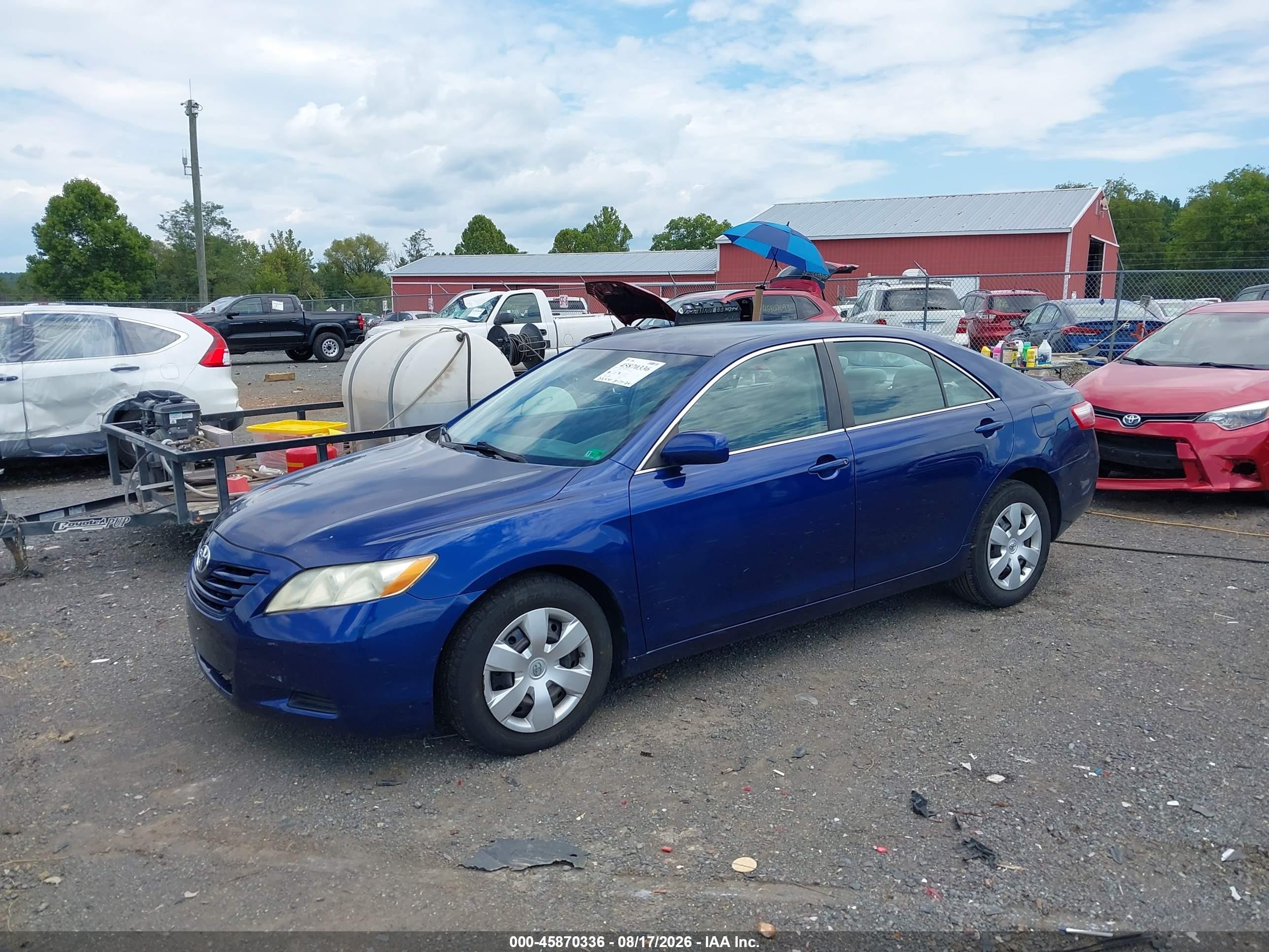 2009 Toyota Camry   Blue vin: 4T1BE46K89U288622