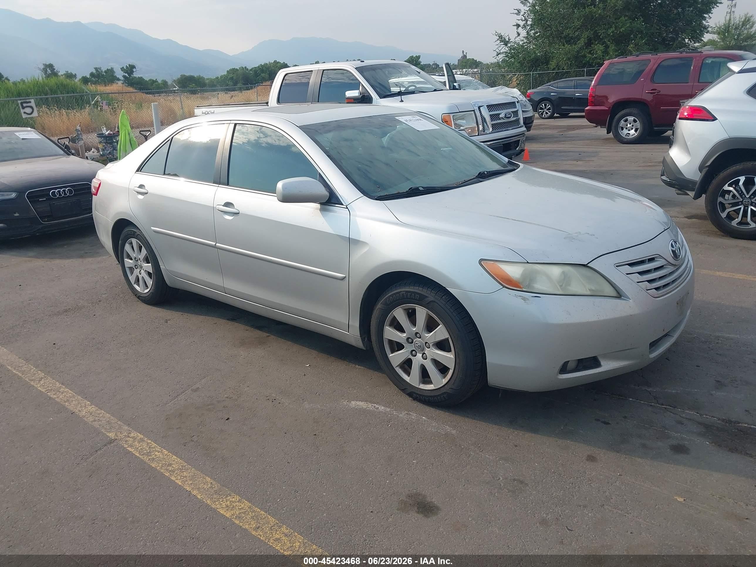 2009 Toyota Camry Xle Серебряный vin: 4T1BE46K89U339391