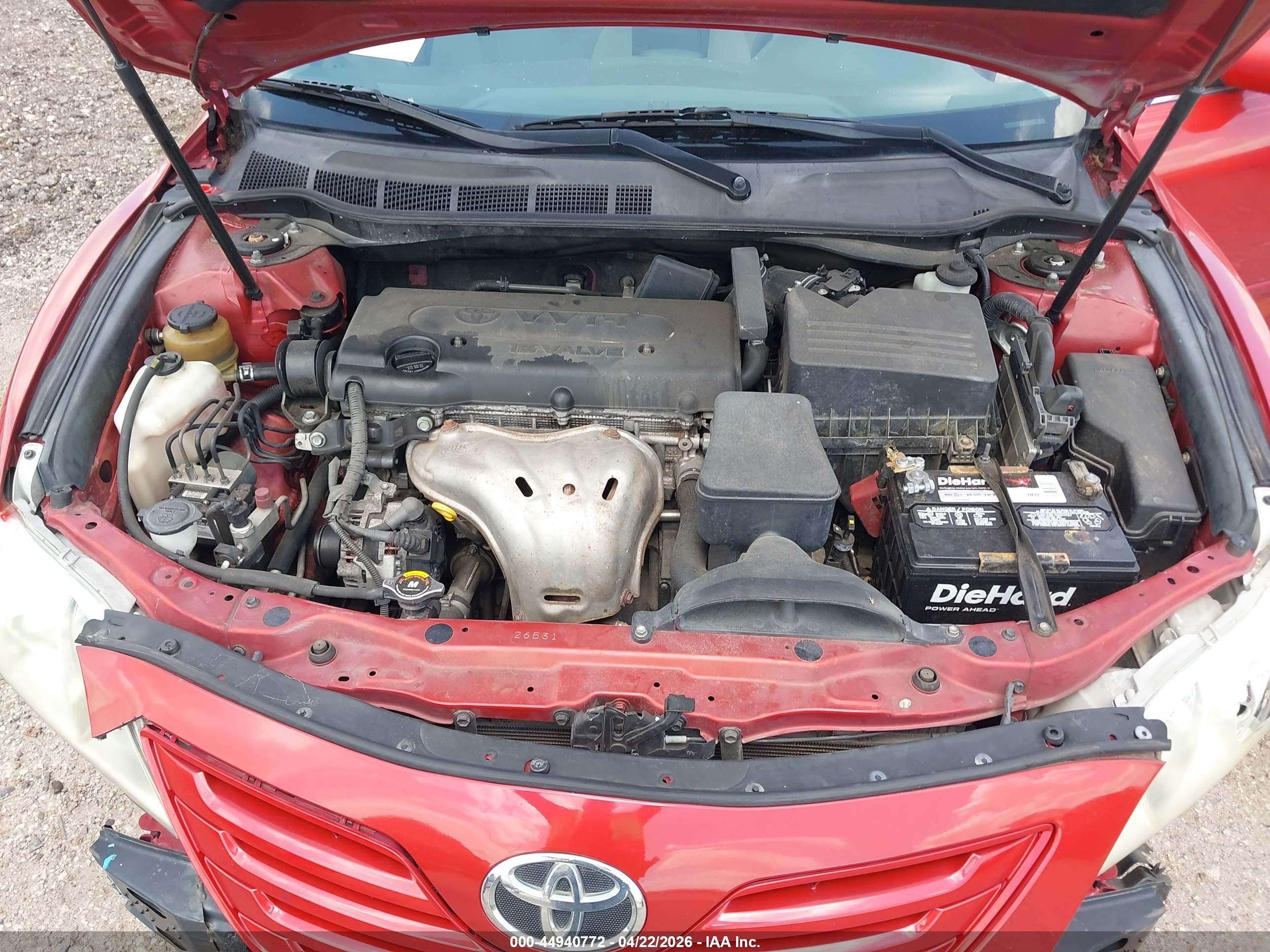 2009 Toyota Camry Le Red vin: 4T1BE46K89U342193