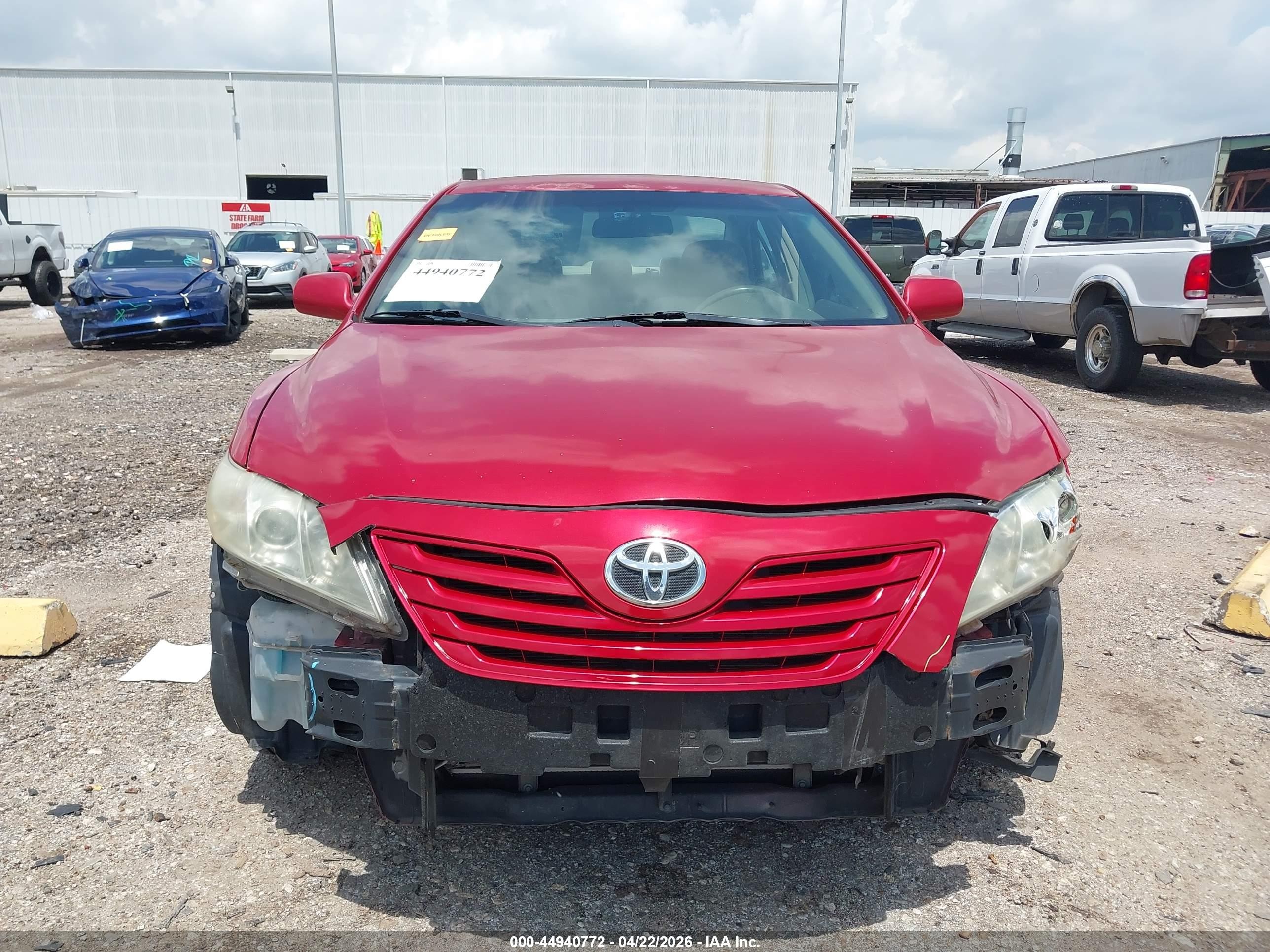 2009 Toyota Camry Le Red vin: 4T1BE46K89U342193