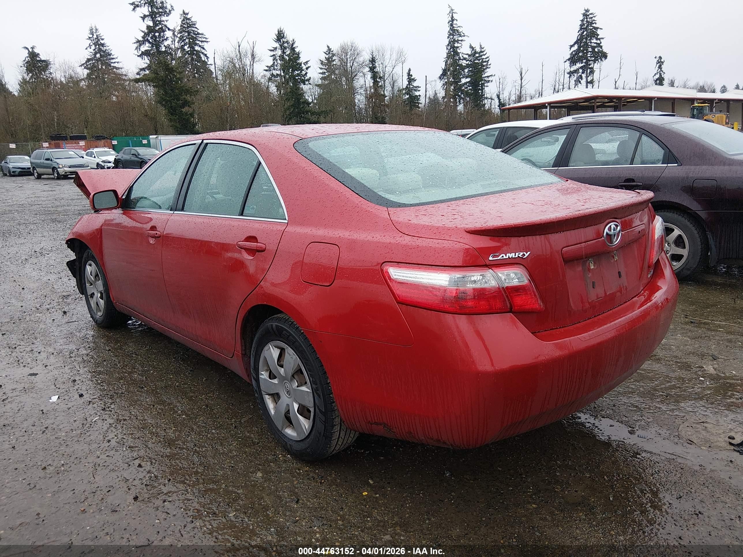 2009 Toyota Camry Le Red vin: 4T1BE46K89U358362