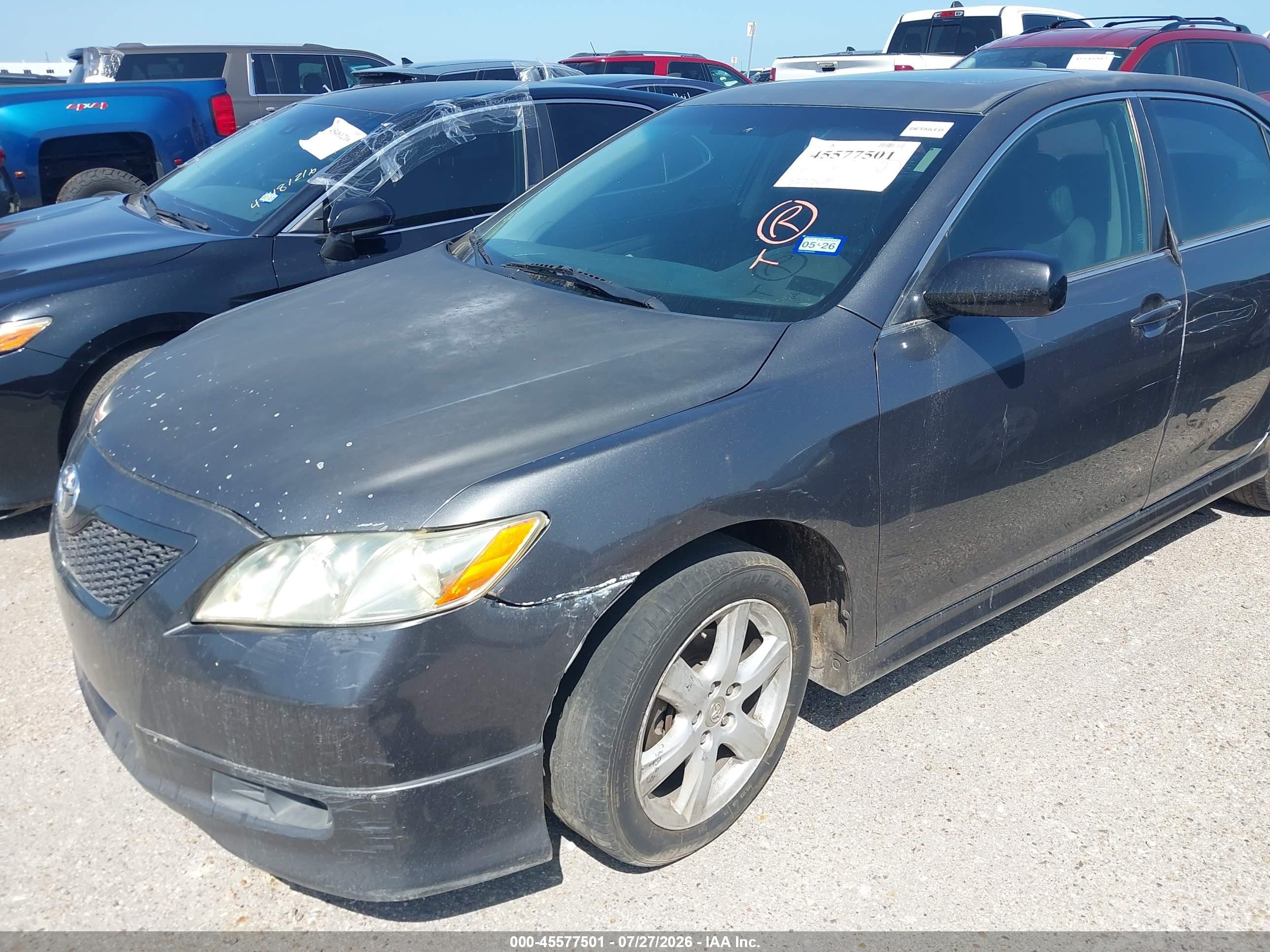 2009 Toyota Camry Se Серый vin: 4T1BE46K89U374139