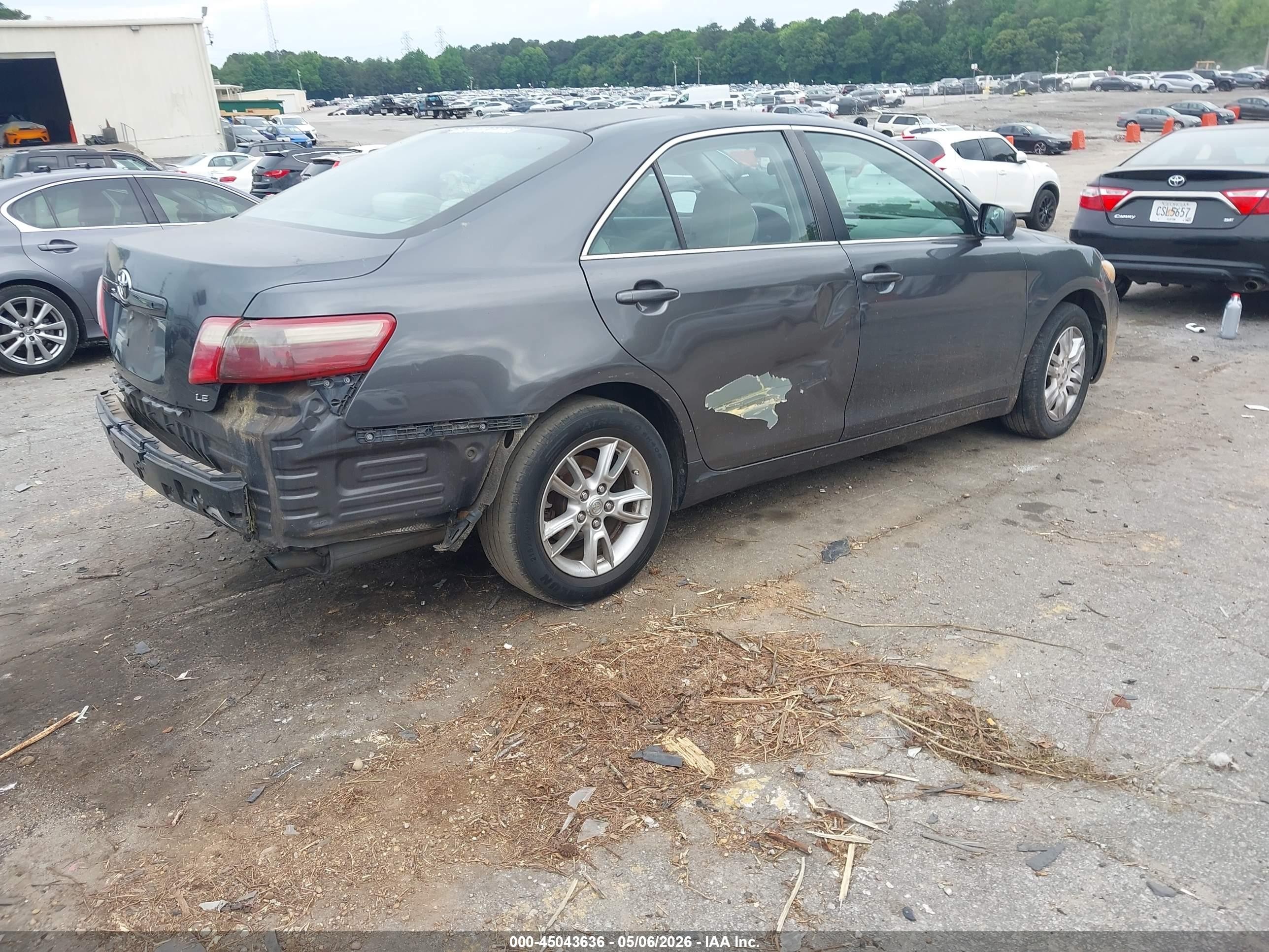 2009 Toyota Camry Le Gray vin: 4T1BE46K89U378885
