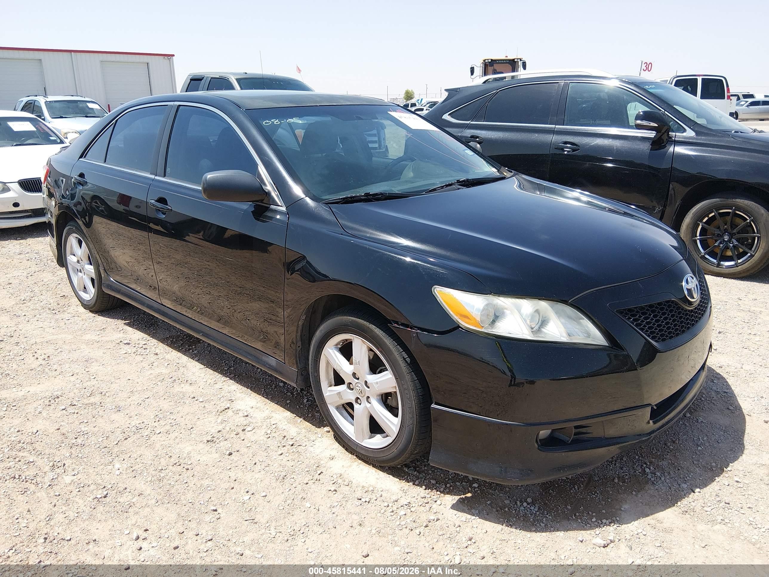 2009 Toyota Camry Se Black vin: 4T1BE46K89U395735