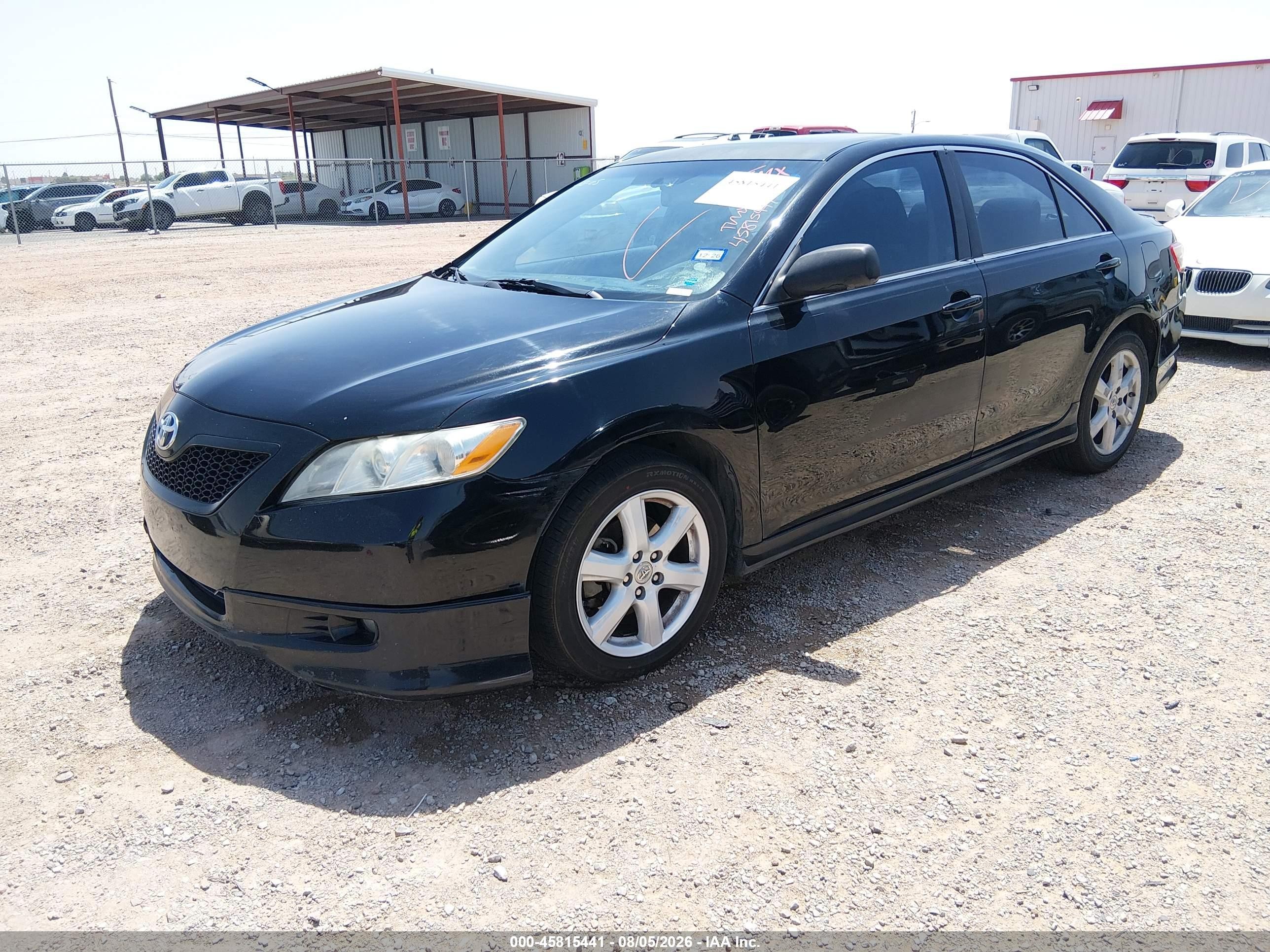 2009 Toyota Camry Se Black vin: 4T1BE46K89U395735