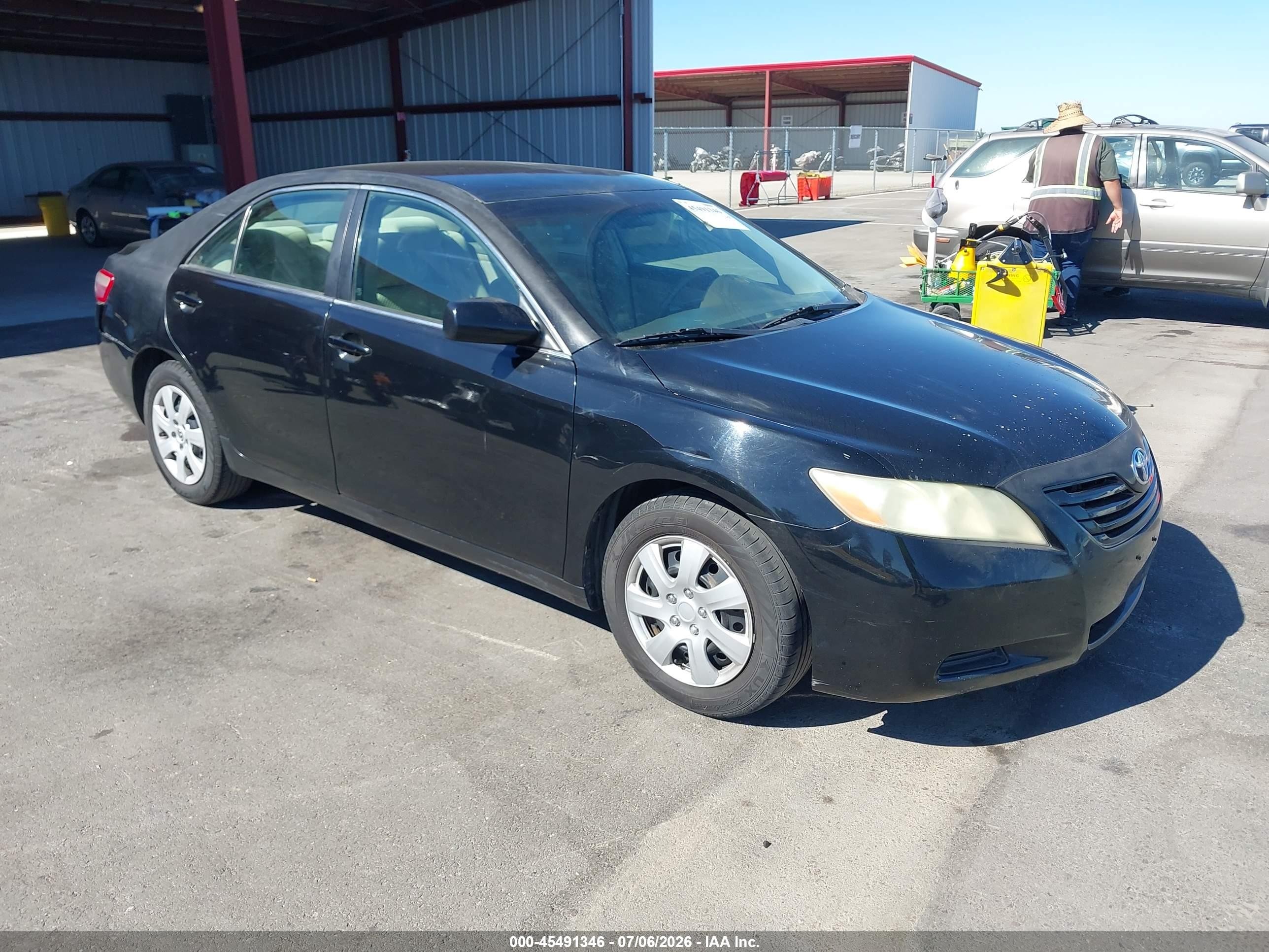 2009 Toyota Camry Le Black vin: 4T1BE46K89U810343