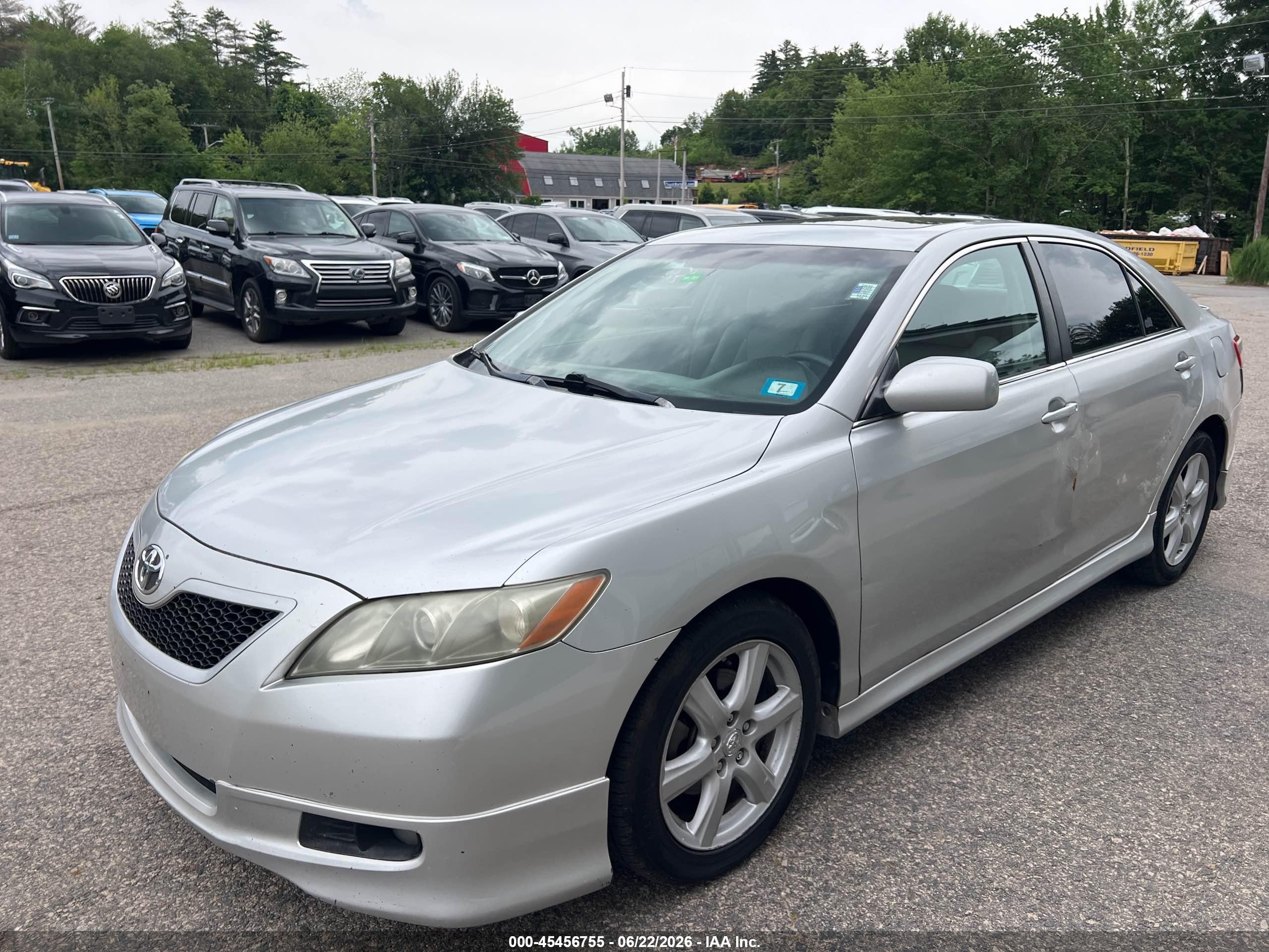 2009 Toyota Camry Se Silver vin: 4T1BE46K89U815705