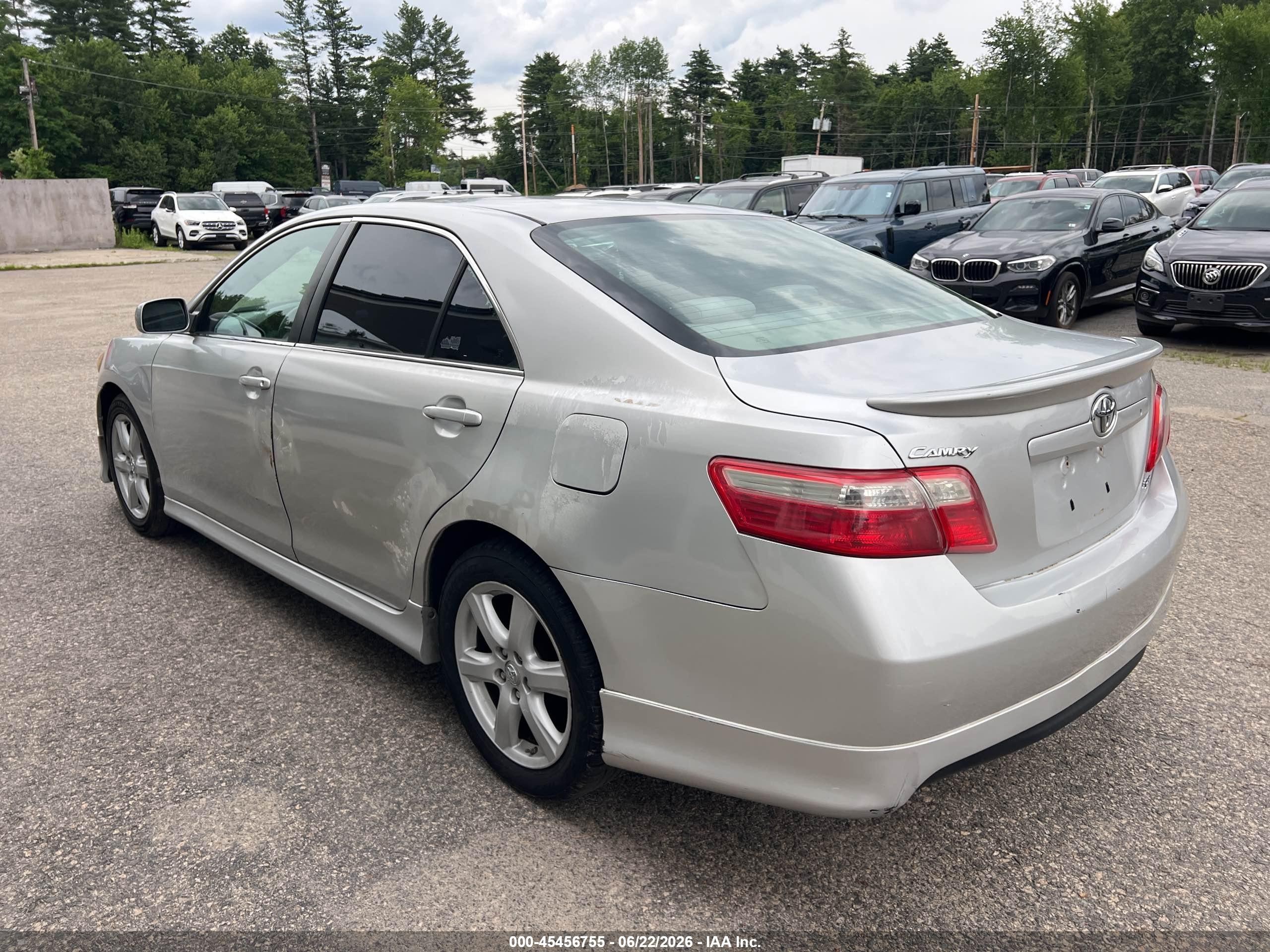 2009 Toyota Camry Se Silver vin: 4T1BE46K89U815705