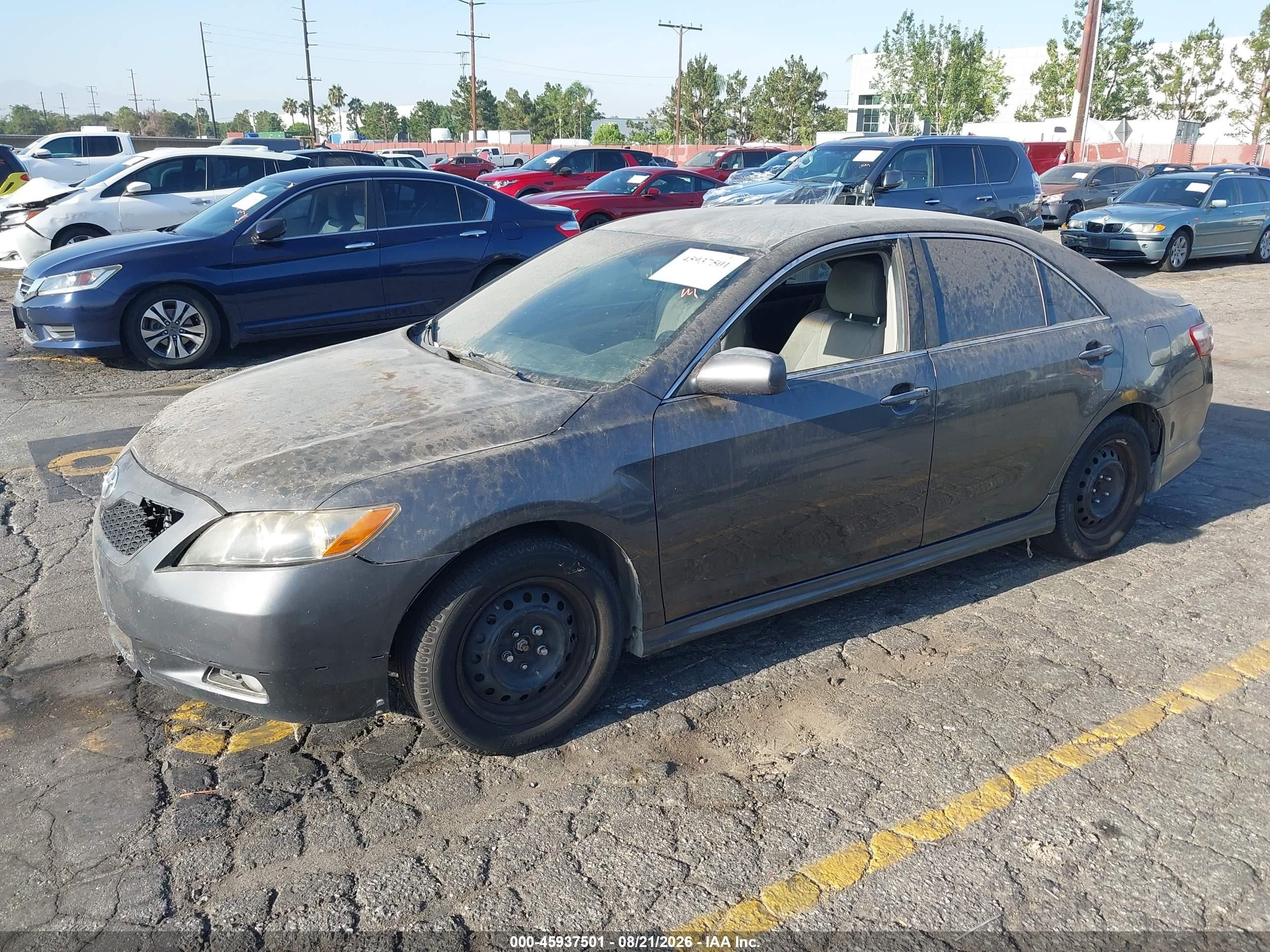 2009 Toyota Camry Se Gray vin: 4T1BE46K89U821729