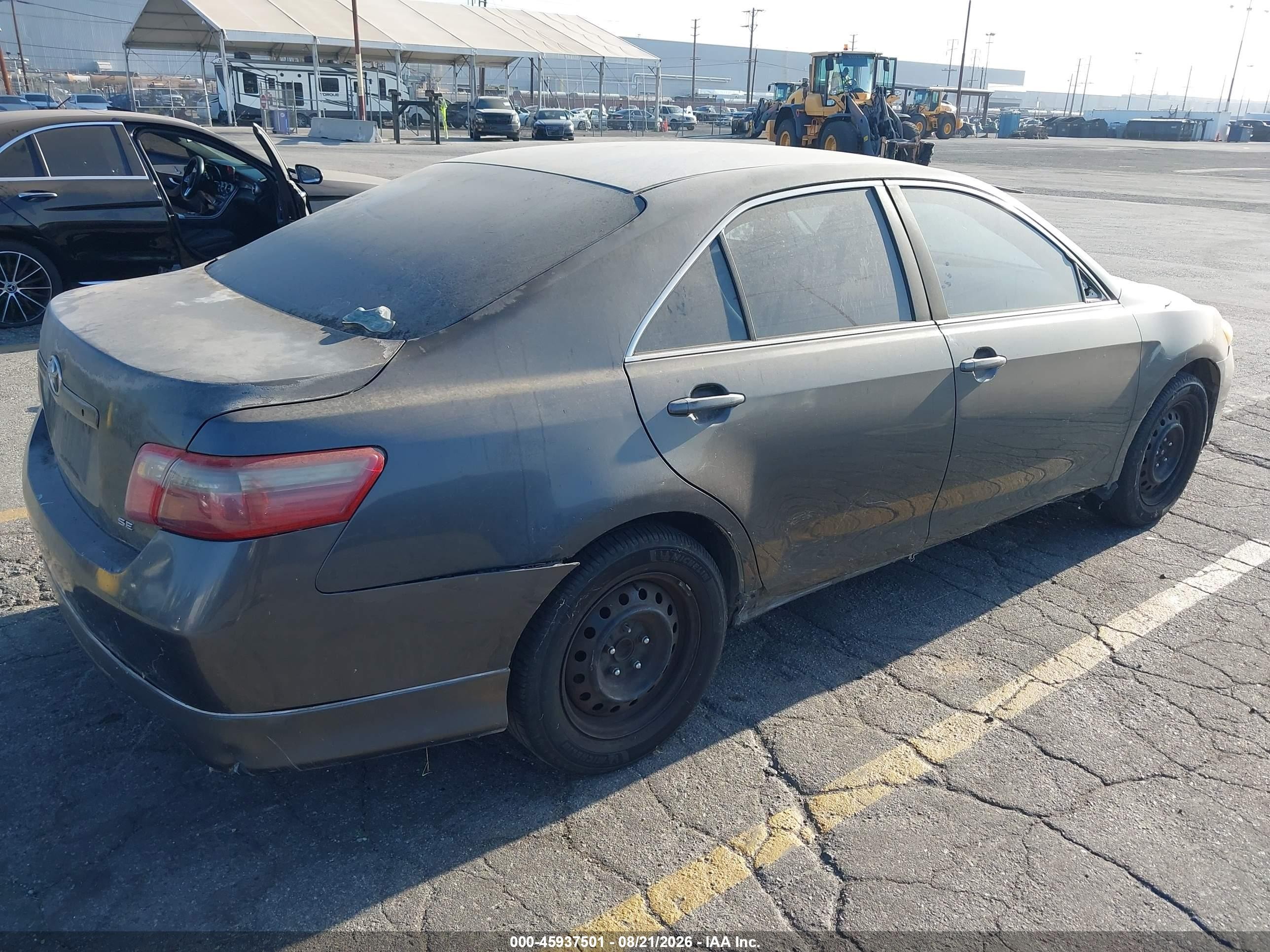 2009 Toyota Camry Se Gray vin: 4T1BE46K89U821729