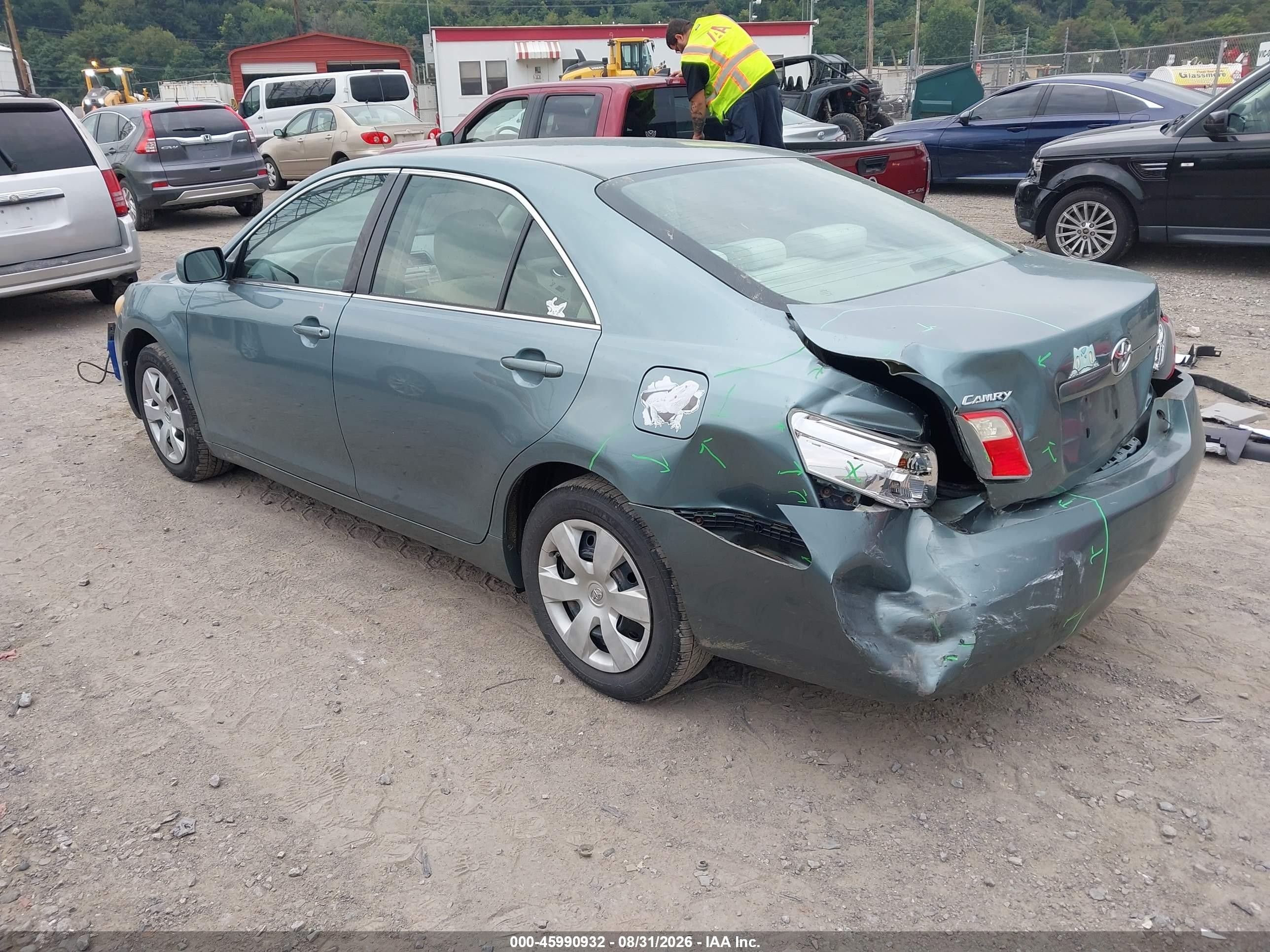2009 Toyota Camry Le Green vin: 4T1BE46K89U834609