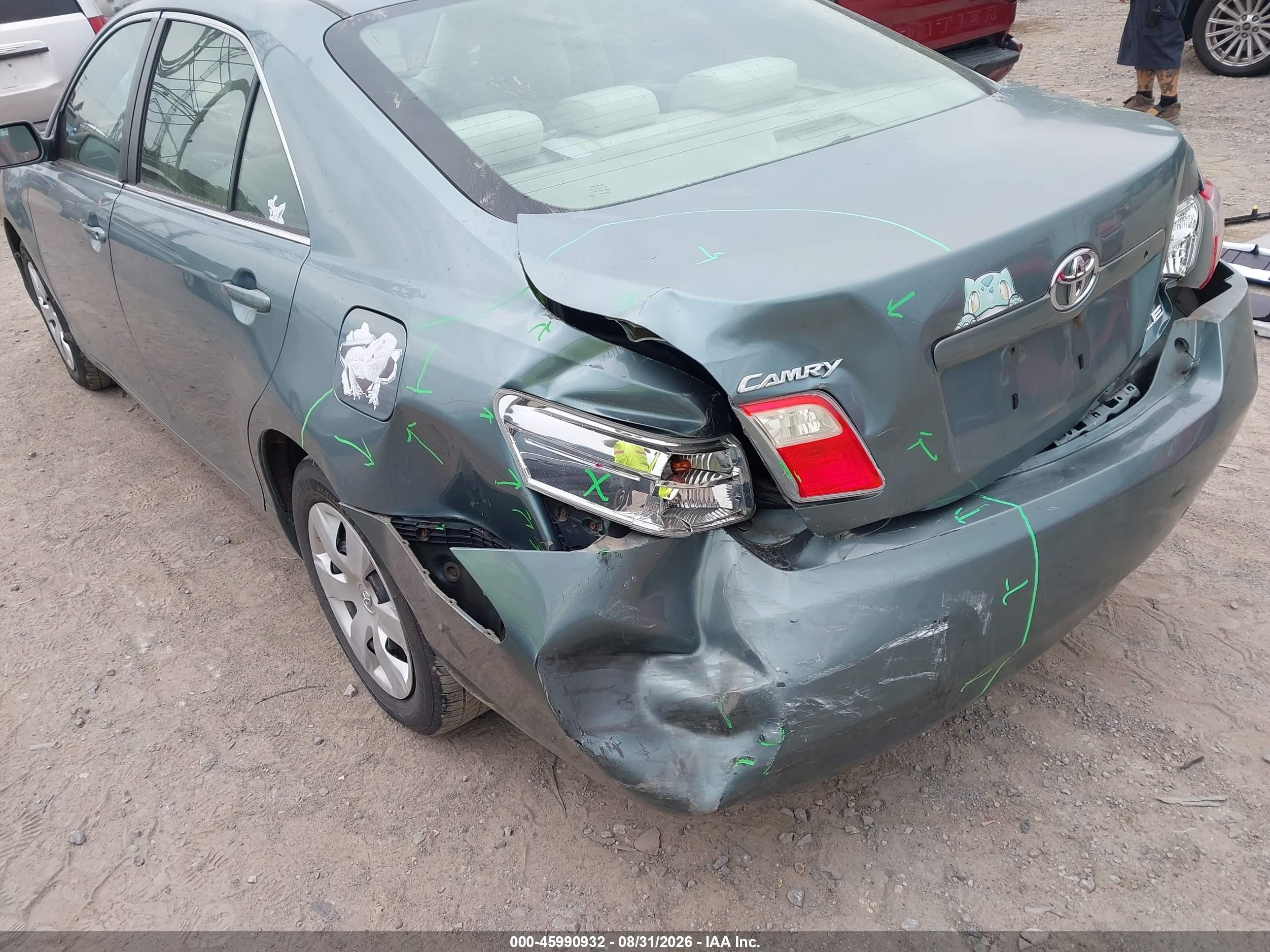 2009 Toyota Camry Le Green vin: 4T1BE46K89U834609