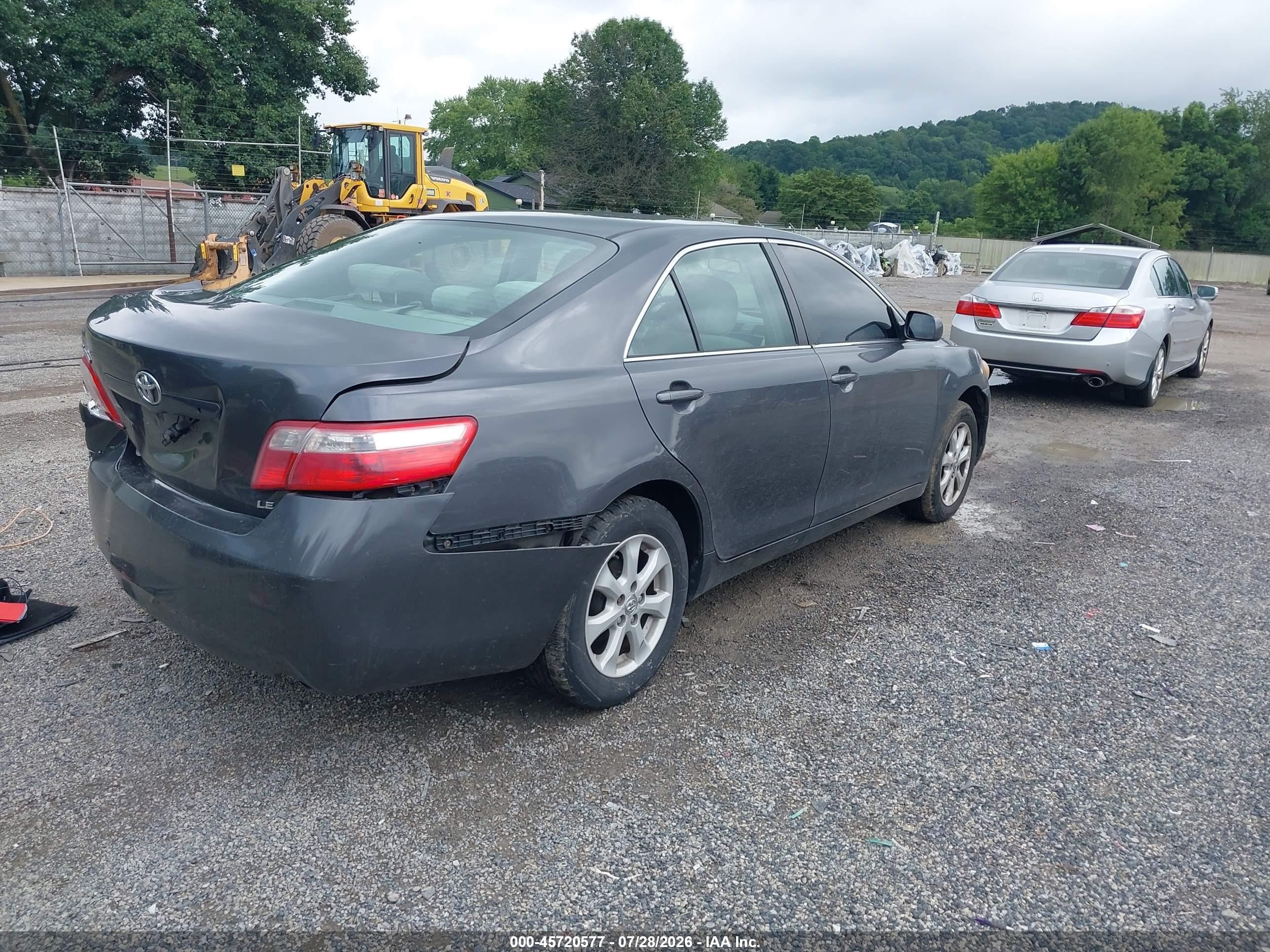 2009 Toyota Camry Le Gray vin: 4T1BE46K89U849692