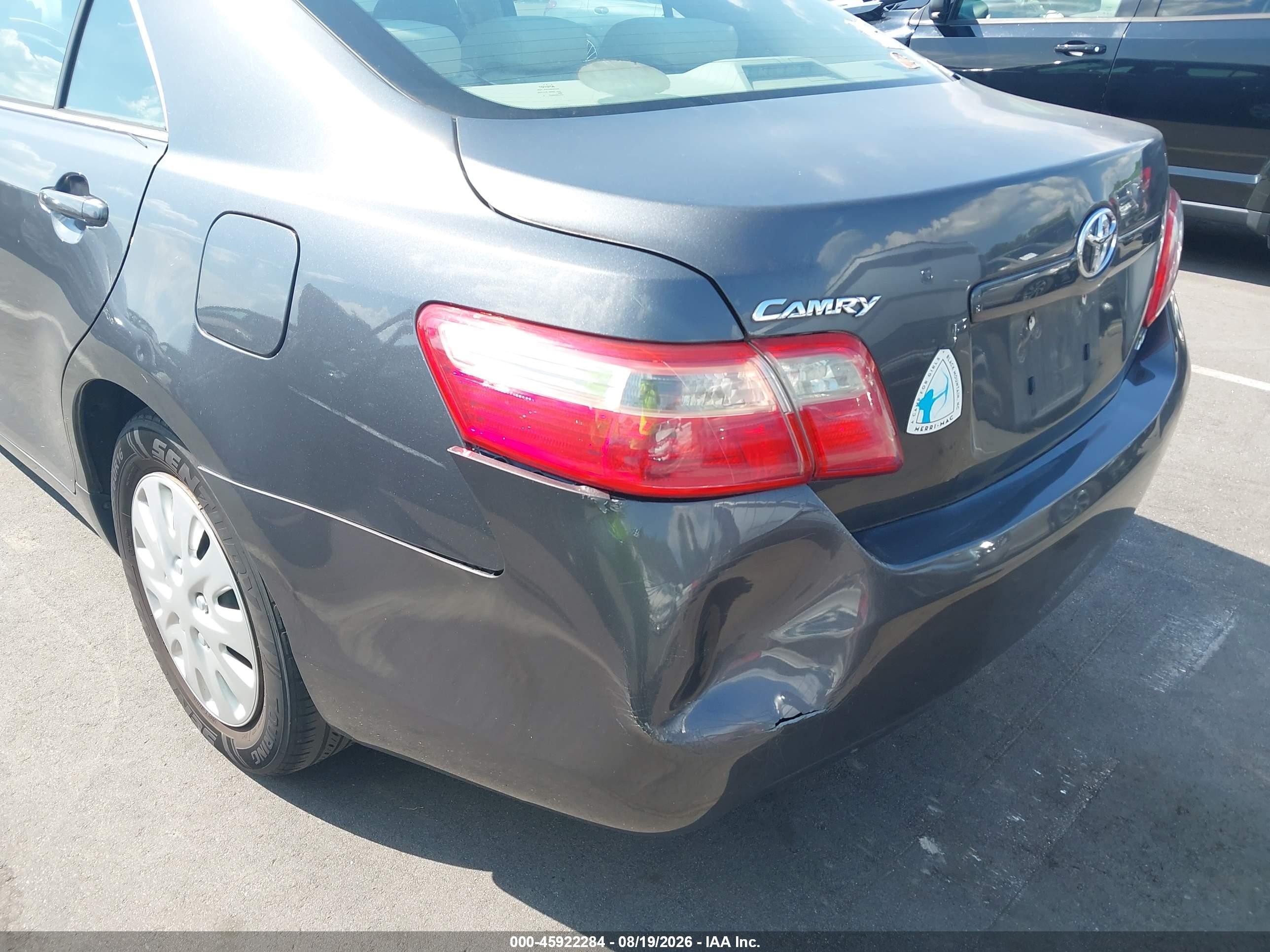 2009 Toyota Camry Le Серый vin: 4T1BE46K89U855976