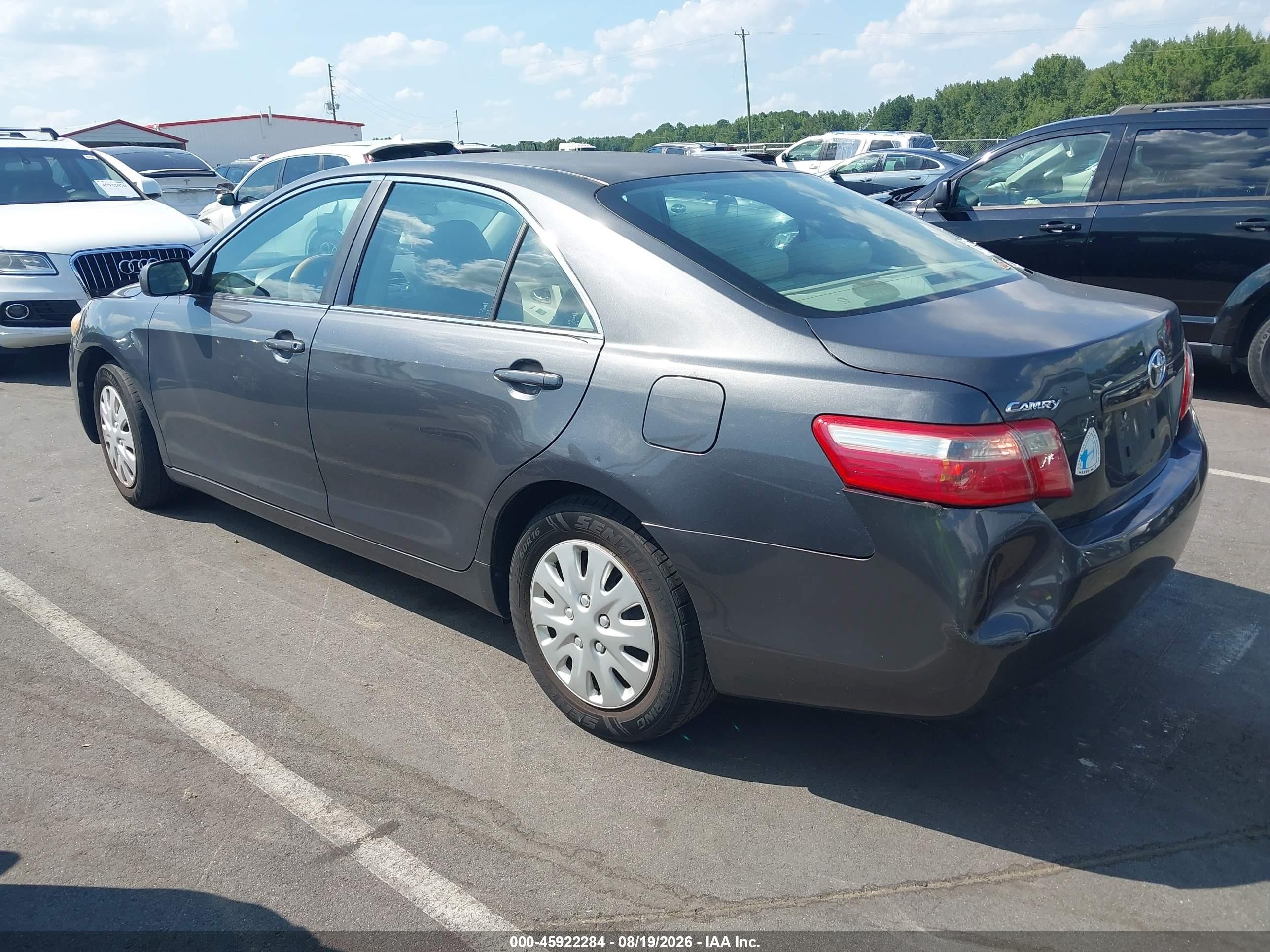 2009 Toyota Camry Le Серый vin: 4T1BE46K89U855976