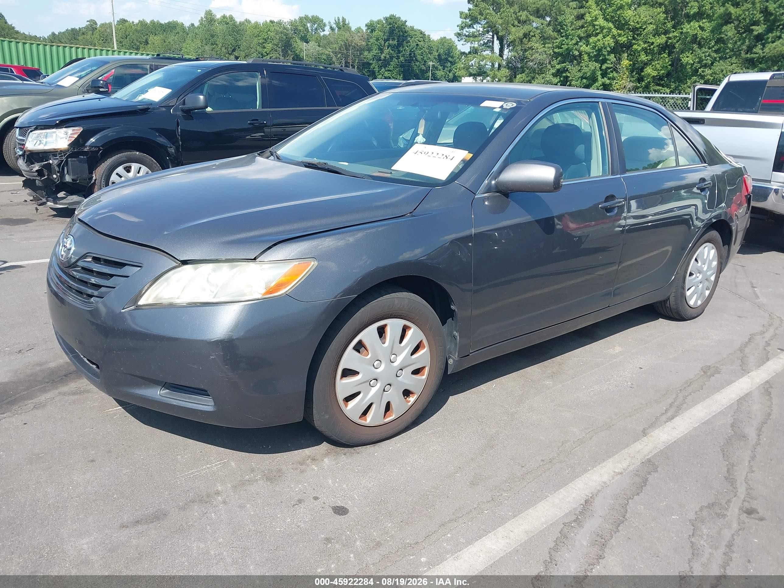 2009 Toyota Camry Le Серый vin: 4T1BE46K89U855976